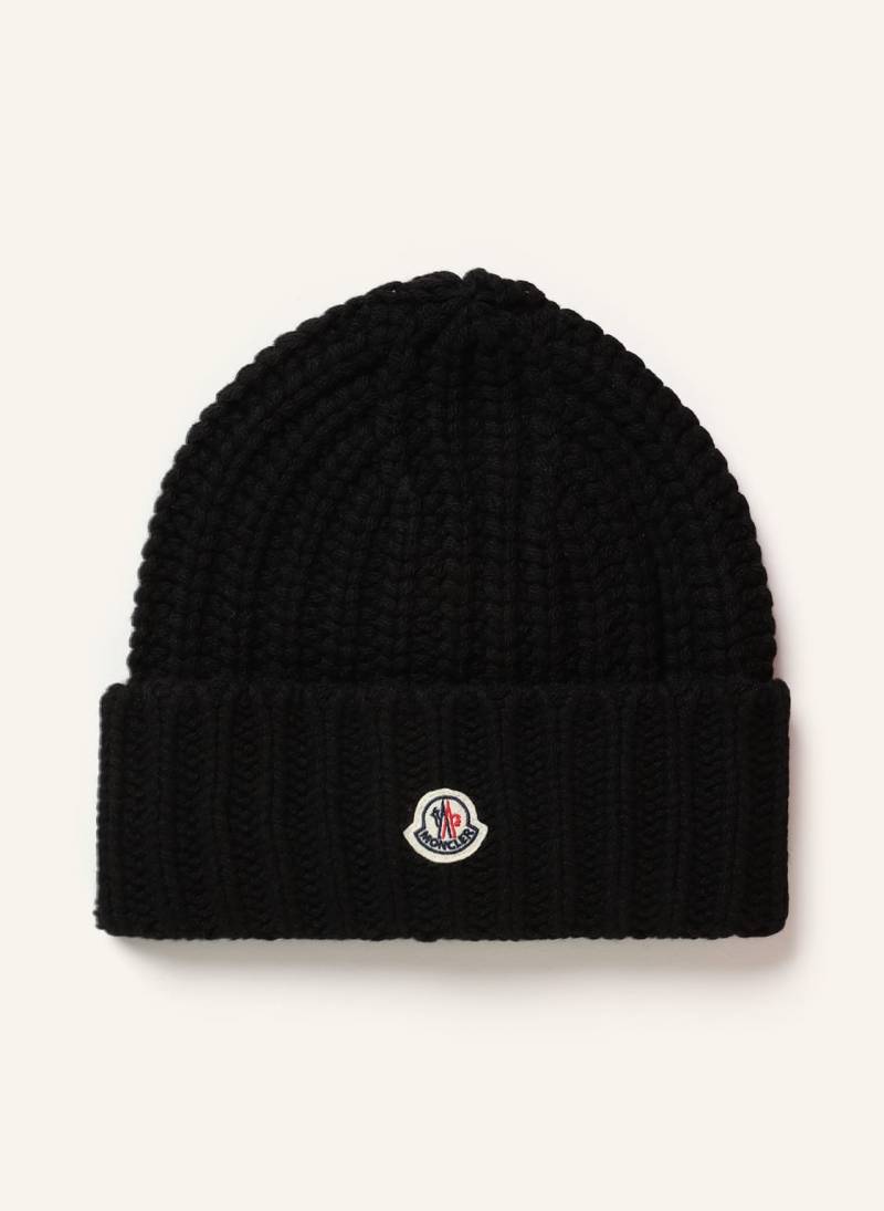 Moncler Cashmere-Mütze schwarz von MONCLER