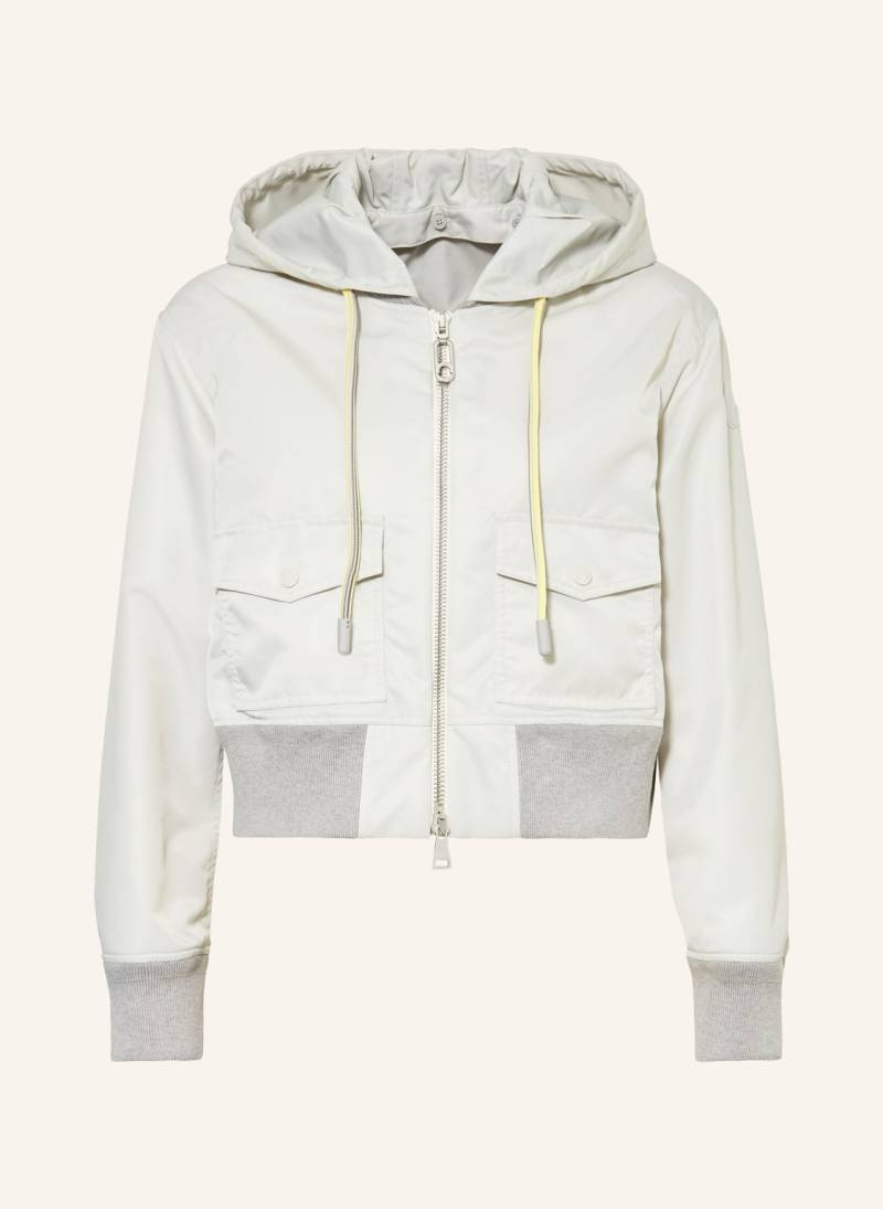 Moncler Cropped-Blouson Briseo Mit Abnehmbarer Kapuze grau von MONCLER