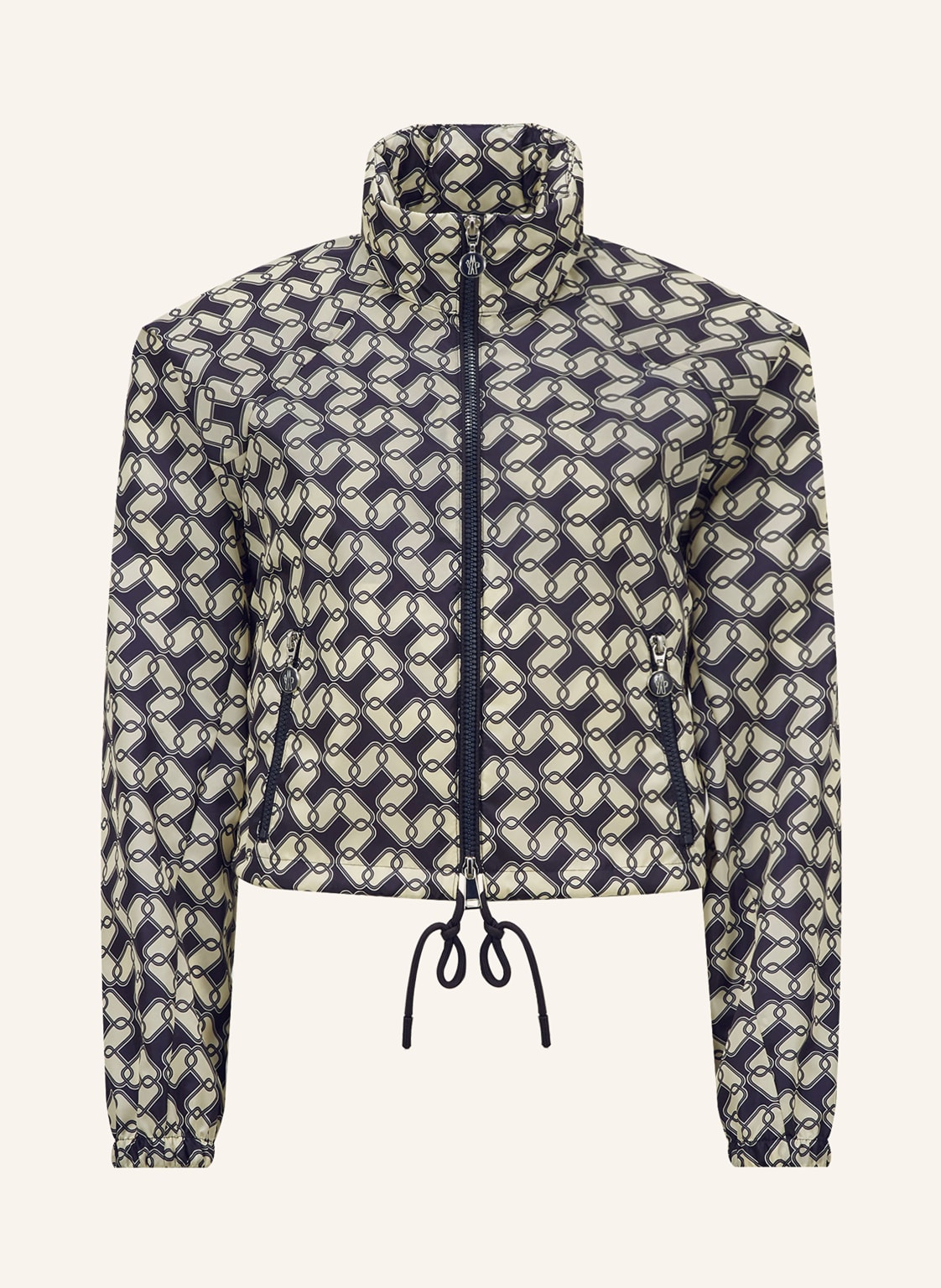 Moncler Cropped-Blouson Marpessa blau von MONCLER