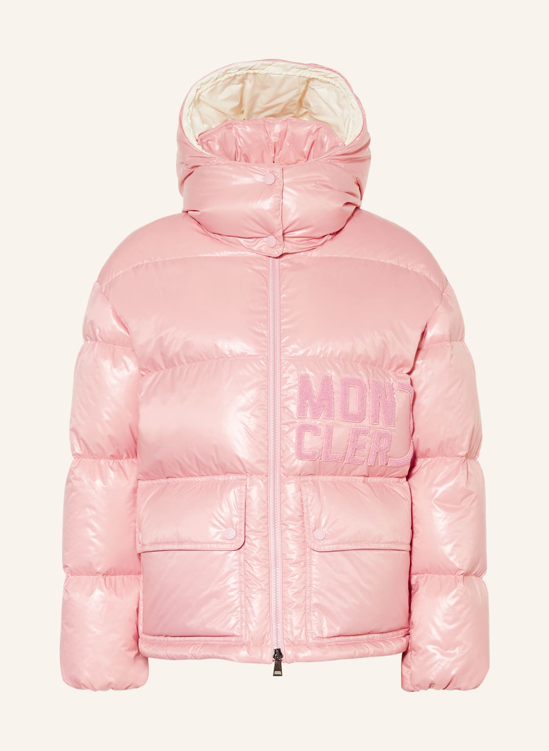 Moncler Daunenjacke Abbaye rosa von MONCLER