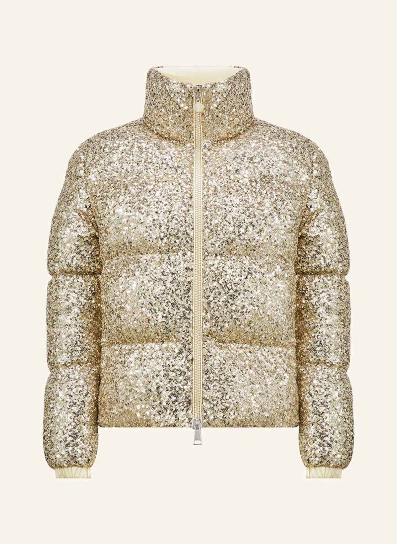 Moncler Daunenjacke Anternes Mit Pailletten gold von MONCLER