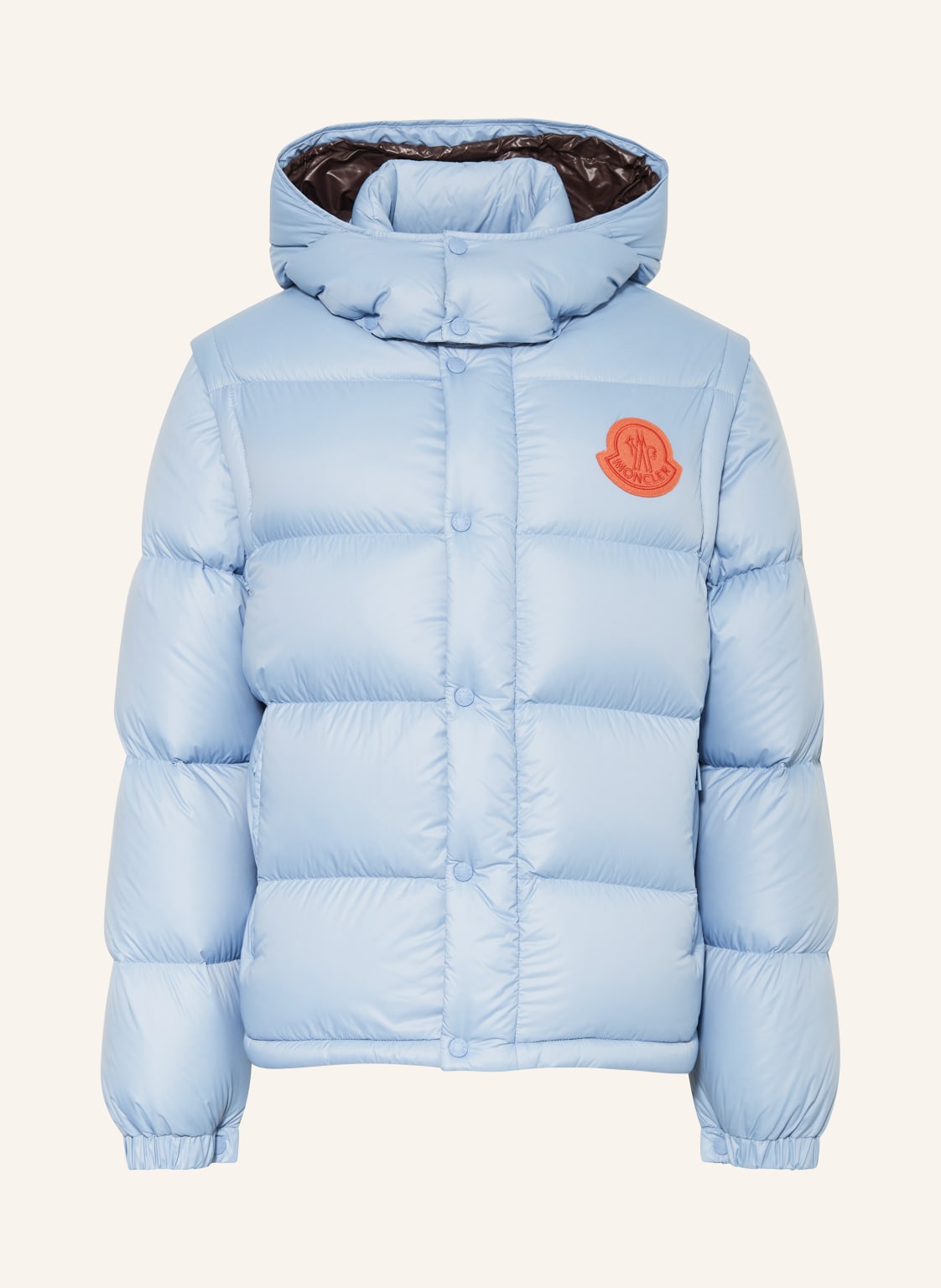 Moncler Daunenjacke Cyclone Mit Abnehmbarer Kapuze blau von MONCLER