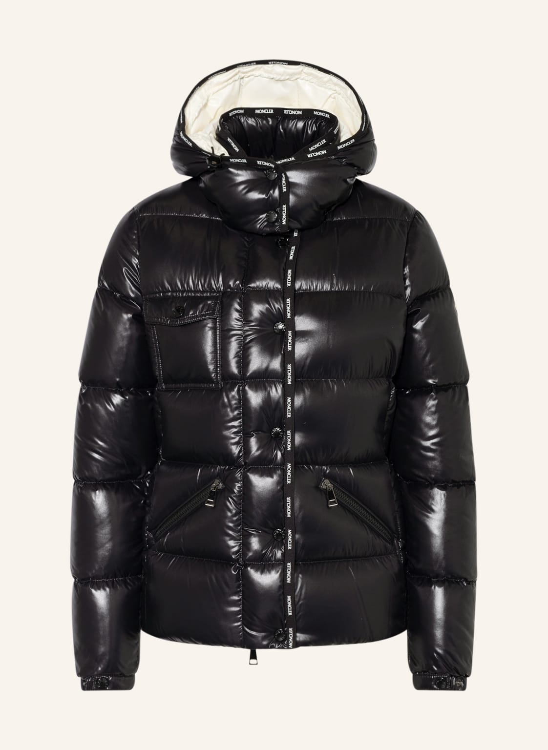 Moncler Daunenjacke Flumet Mit Abnehmbarer Kapuze schwarz von MONCLER