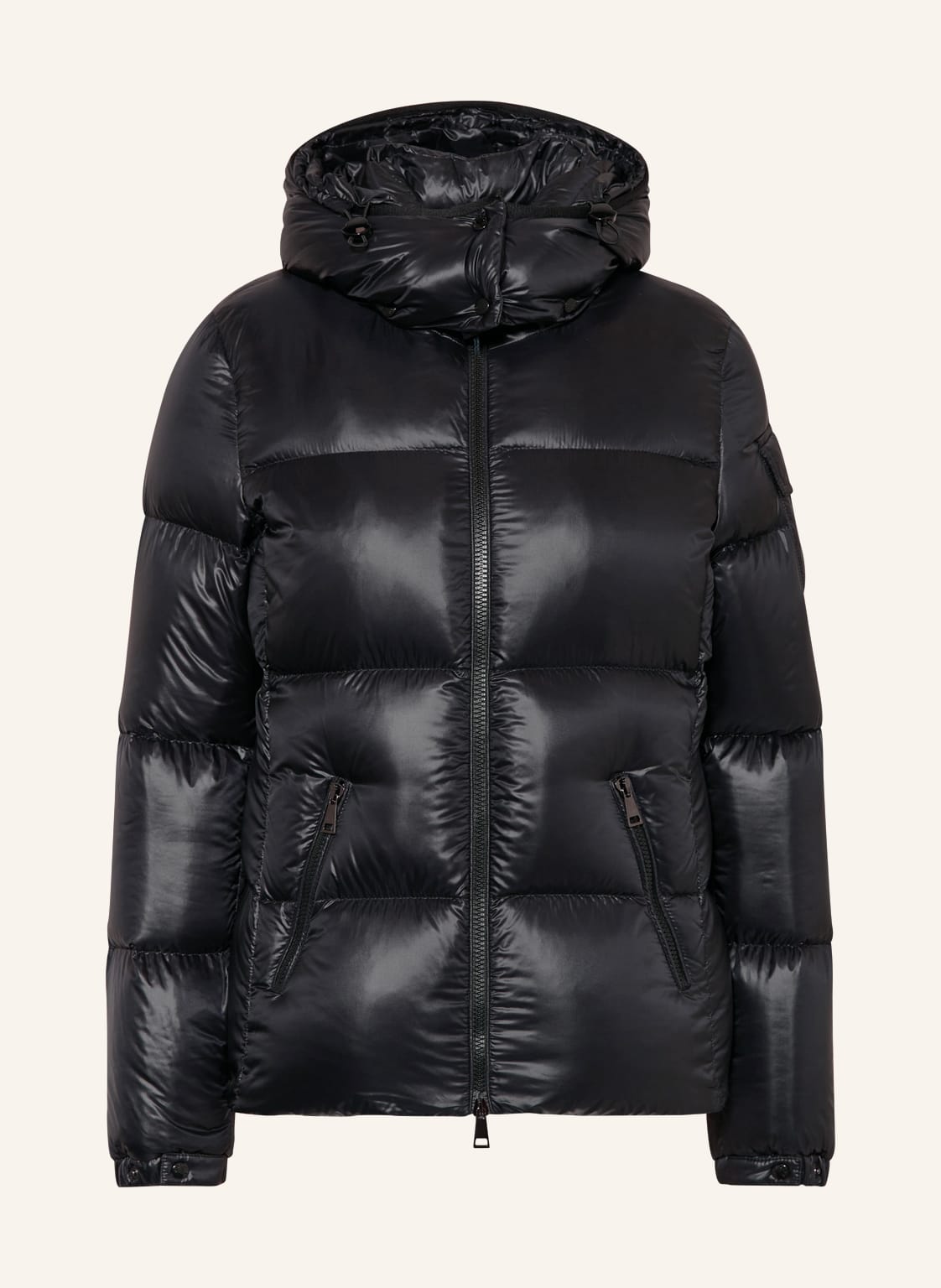 Moncler Daunenjacke Fourmine Mit Abnehmbarer Kapuze schwarz von MONCLER