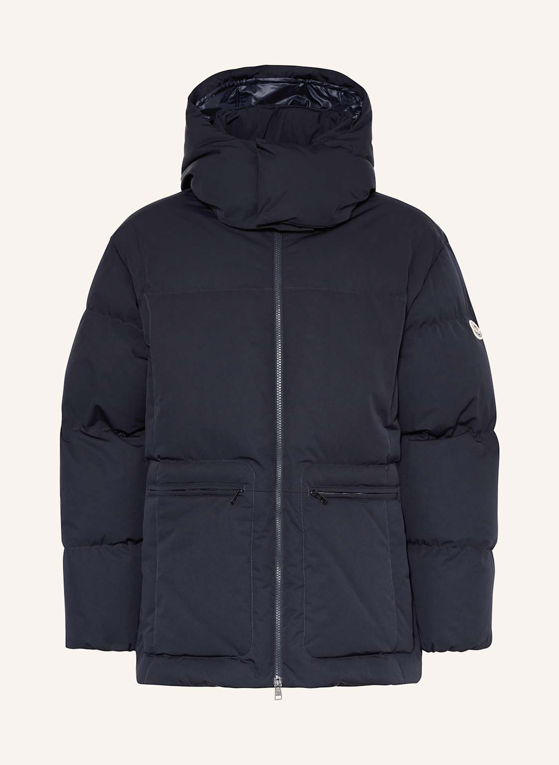 Moncler Daunenjacke Habagat Mit Abnehmbarer Kapuze blau von MONCLER