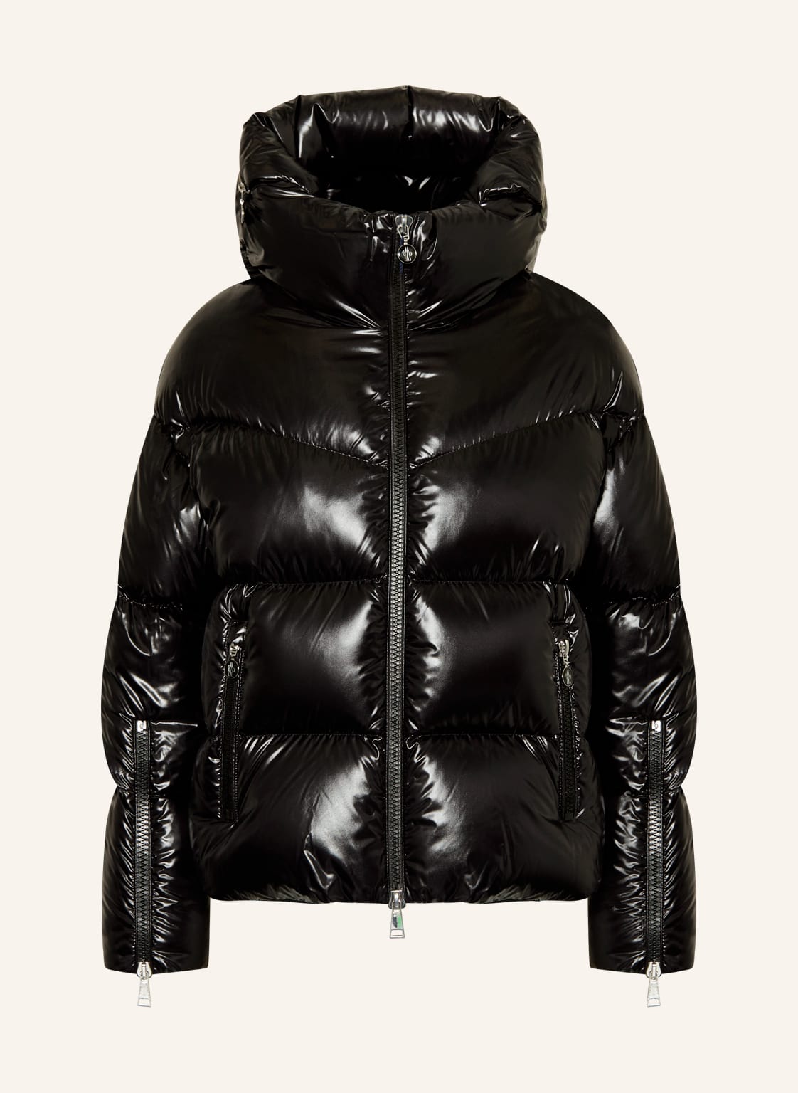 Moncler Daunenjacke Huppe schwarz von MONCLER