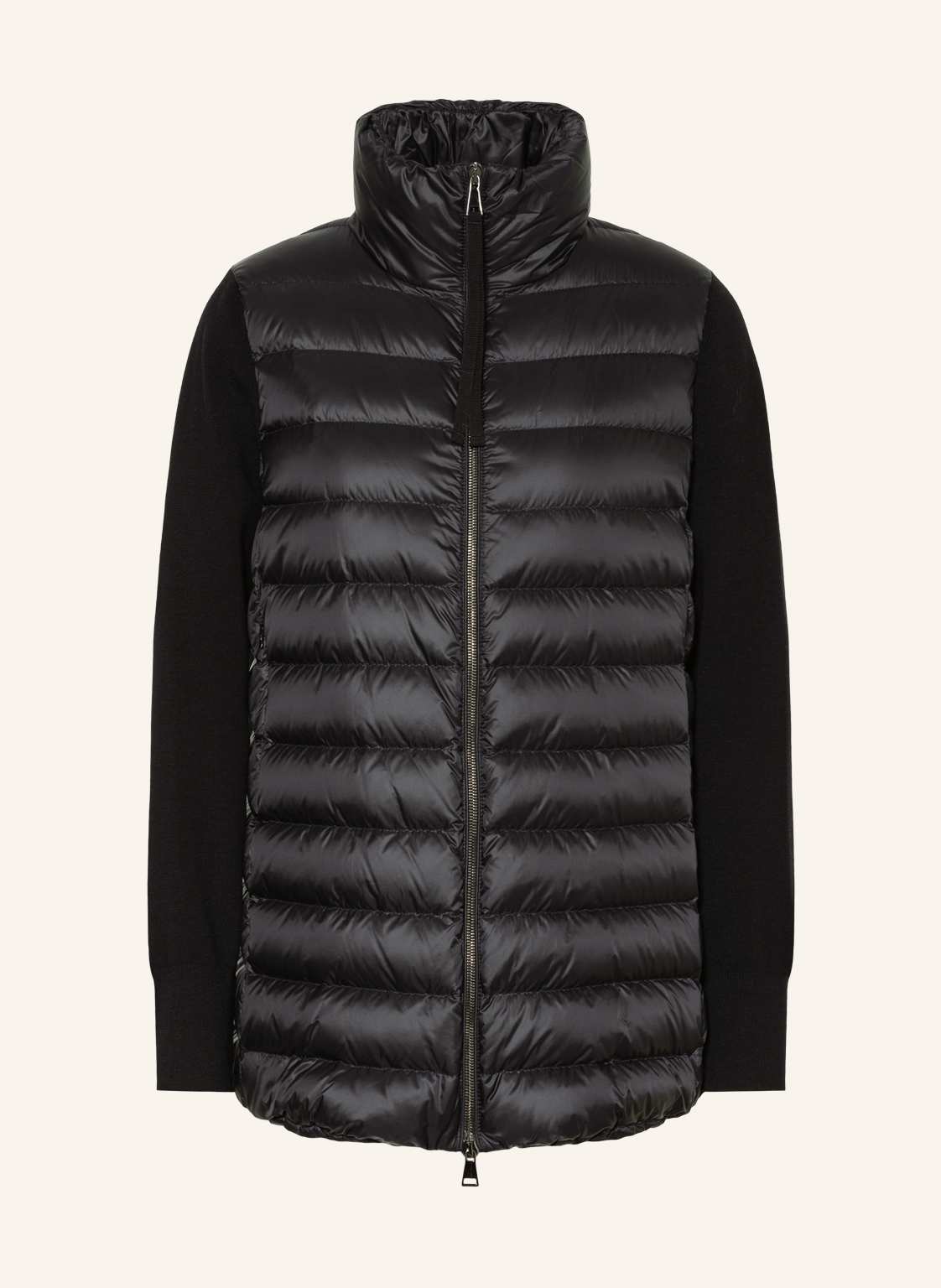 Moncler Daunenjacke Im Materialmix schwarz von MONCLER