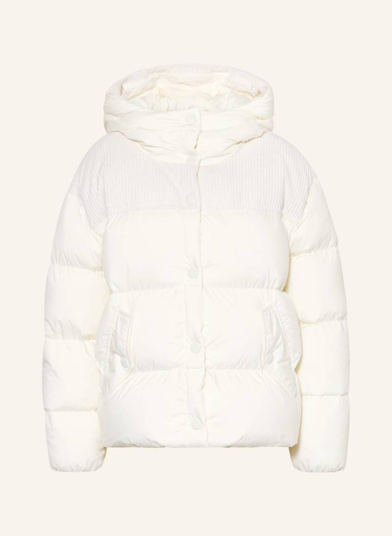 Moncler Daunenjacke Jaseur Im Materialmix weiss von MONCLER