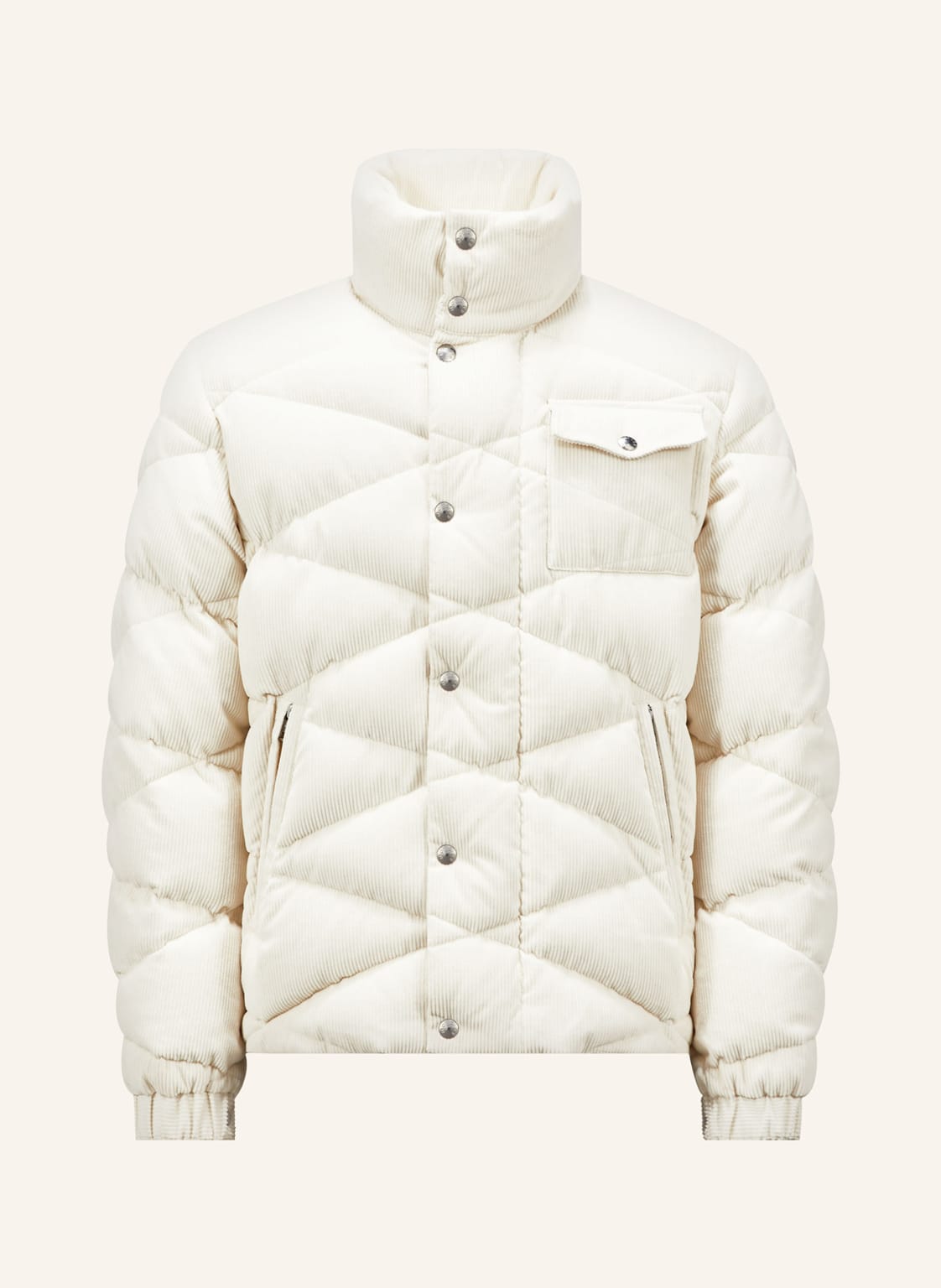 Moncler Daunenjacke Kaver Aus Cord weiss von MONCLER