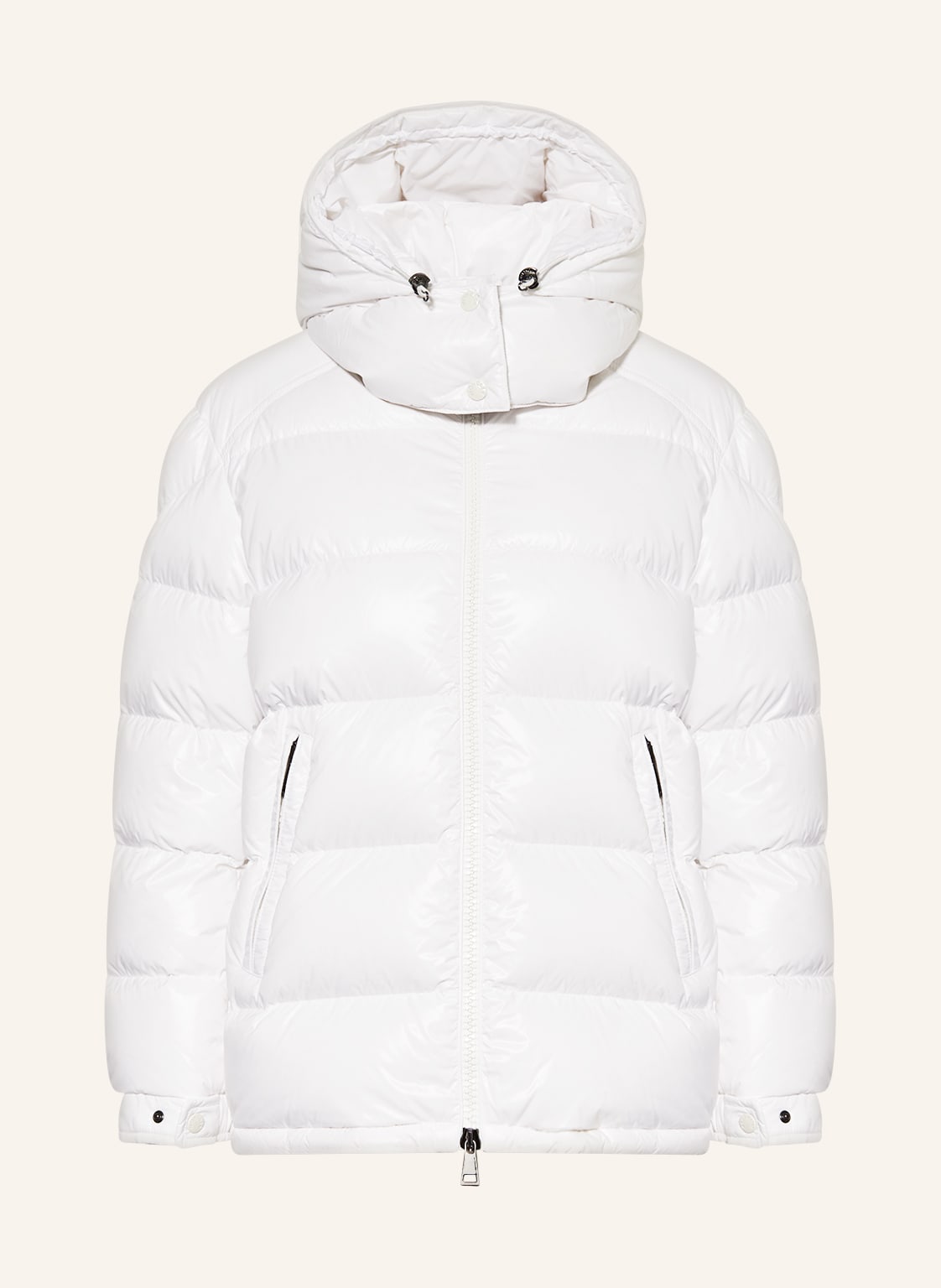 Moncler Daunenjacke Maire Mit Abnehmbarer Kapuze weiss von MONCLER