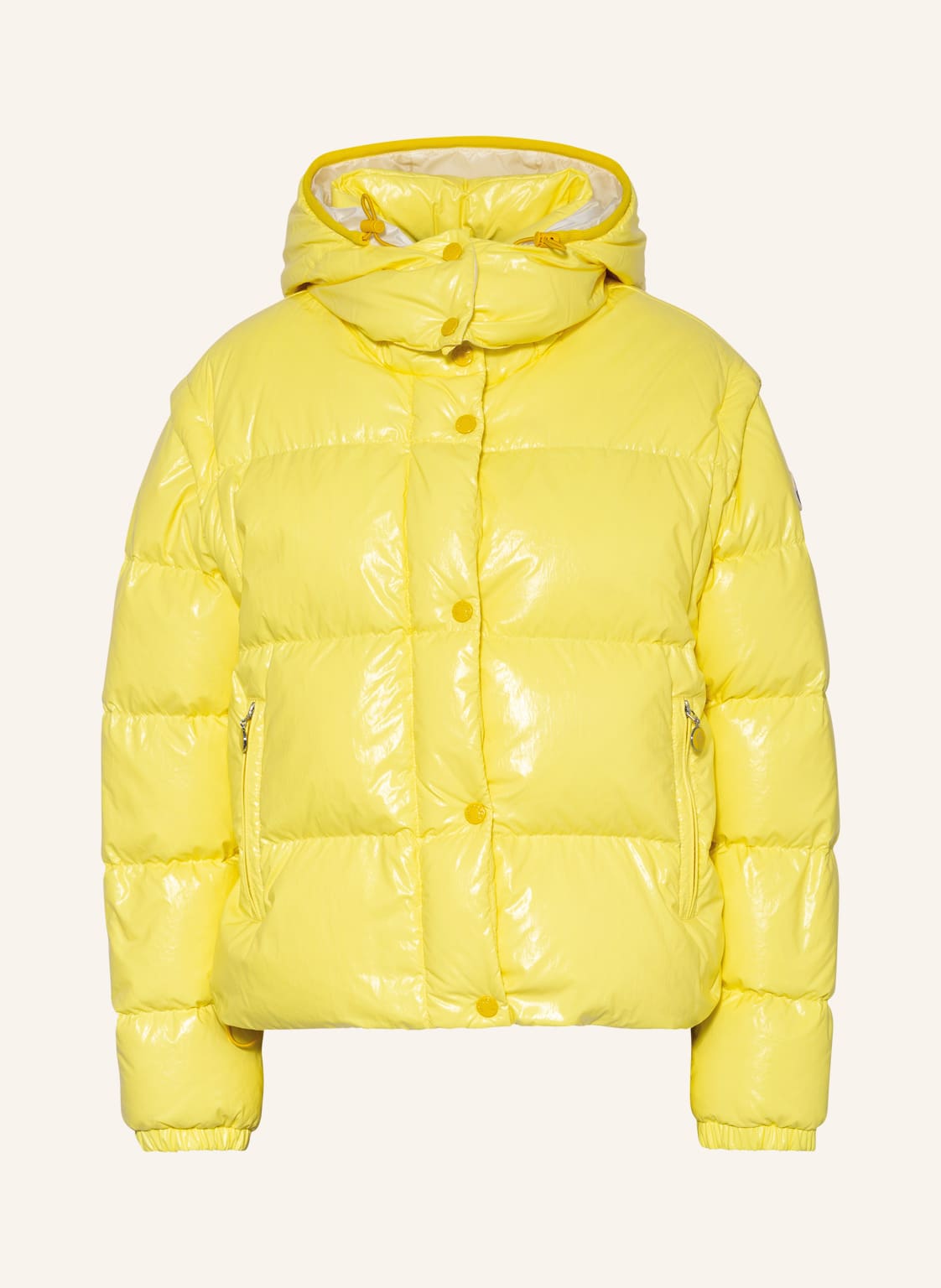 Moncler Daunenjacke Mauleon Mit Abnehmbaren Ärmeln gelb von MONCLER