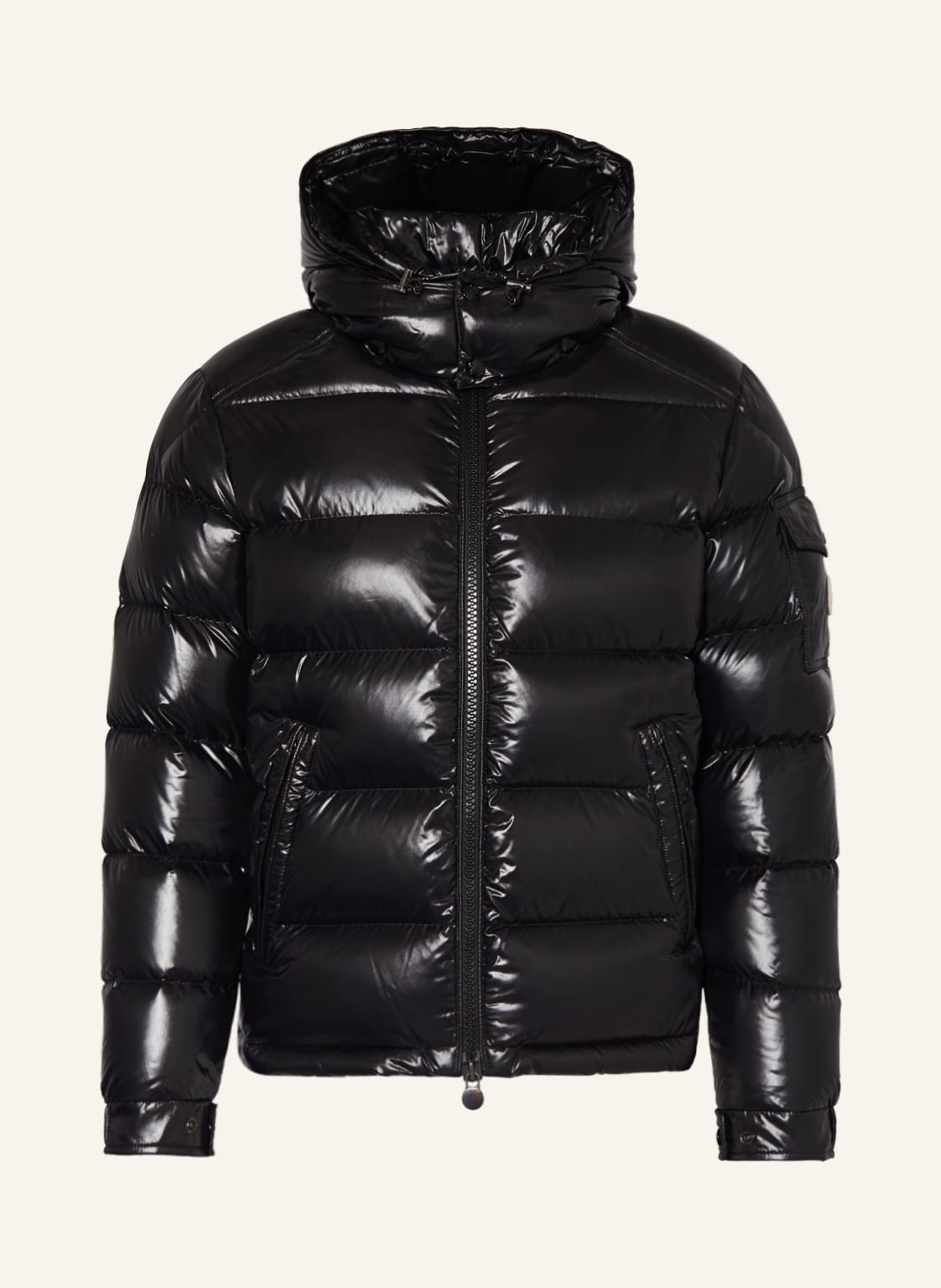 Moncler Daunenjacke Maya Mit Abnehmbarer Kapuze schwarz von MONCLER