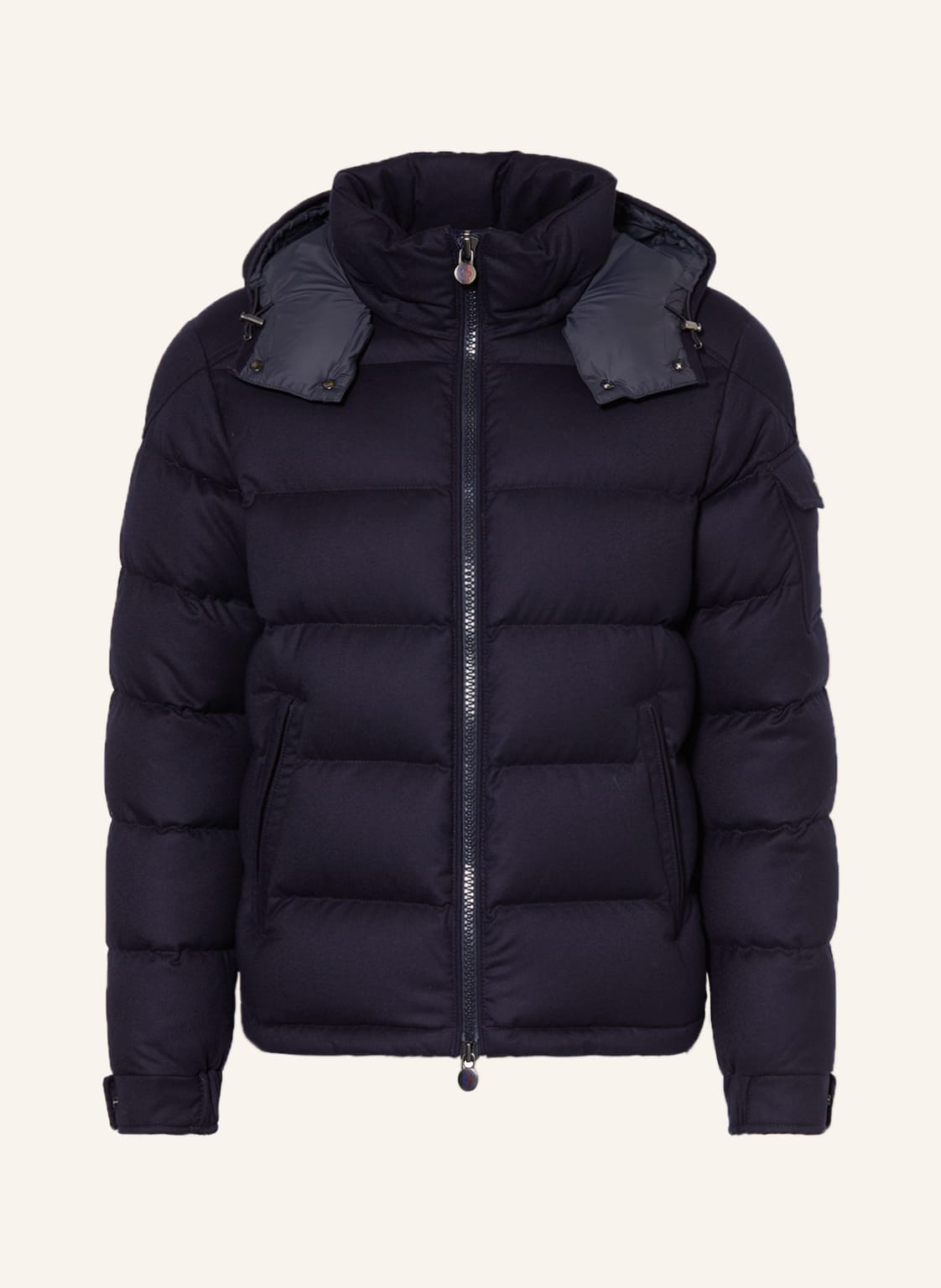 Moncler Daunenjacke Montgenevre Mit Abnehmbarer Kapuze blau von MONCLER