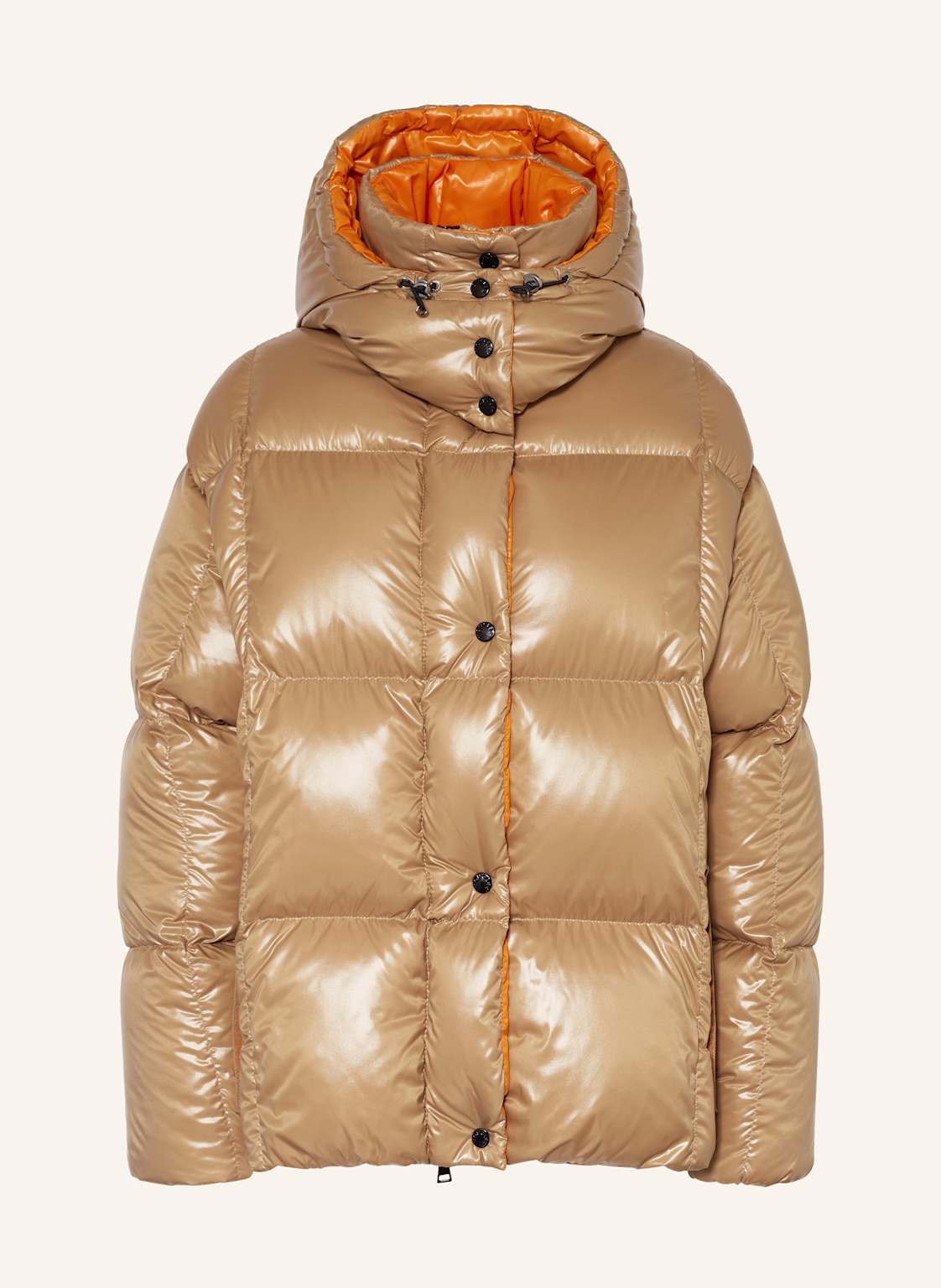 Moncler Daunenjacke Parana Mit Abnehmbarer Kapuze beige von MONCLER