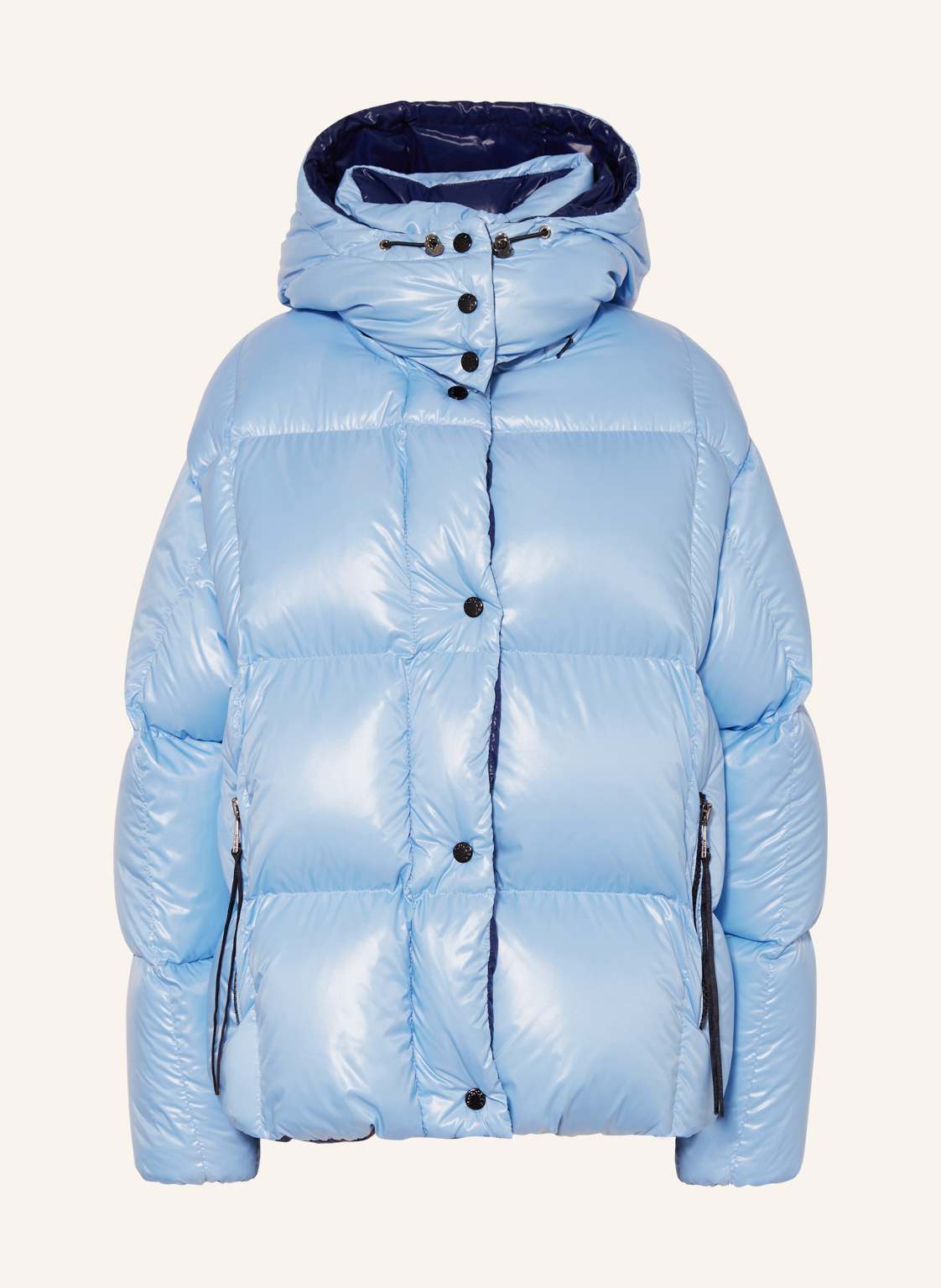 Moncler Daunenjacke Parana Mit Abnehmbarer Kapuze blau von MONCLER