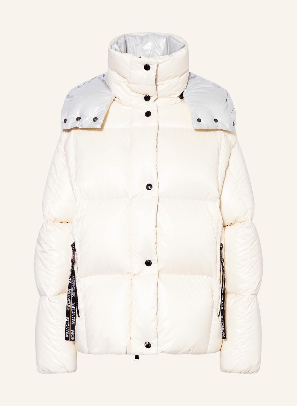 Moncler Daunenjacke Parana Mit Abnehmbarer Kapuze weiss von MONCLER