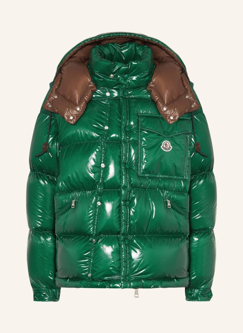 Moncler Daunenjacke Present Karakorum Mit Abnehmbarer Kapuze Und Ärmeln gruen von MONCLER