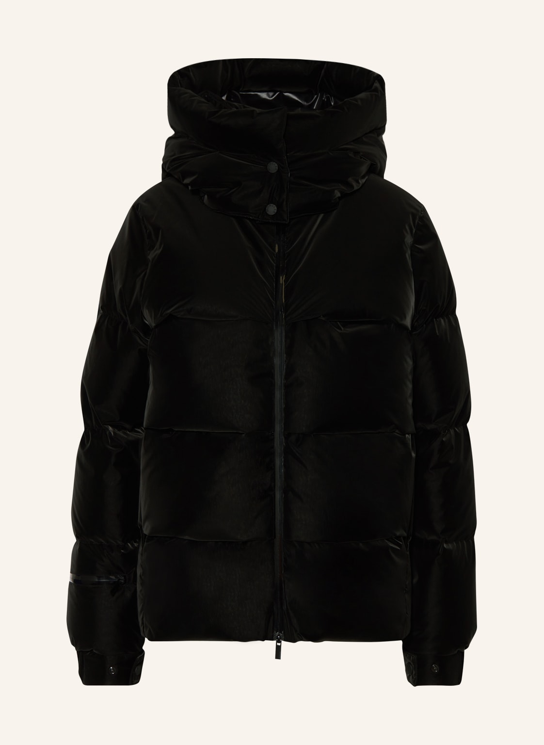 Moncler Daunenjacke Rhin Mit Abnehmbarer Kapuze schwarz von MONCLER