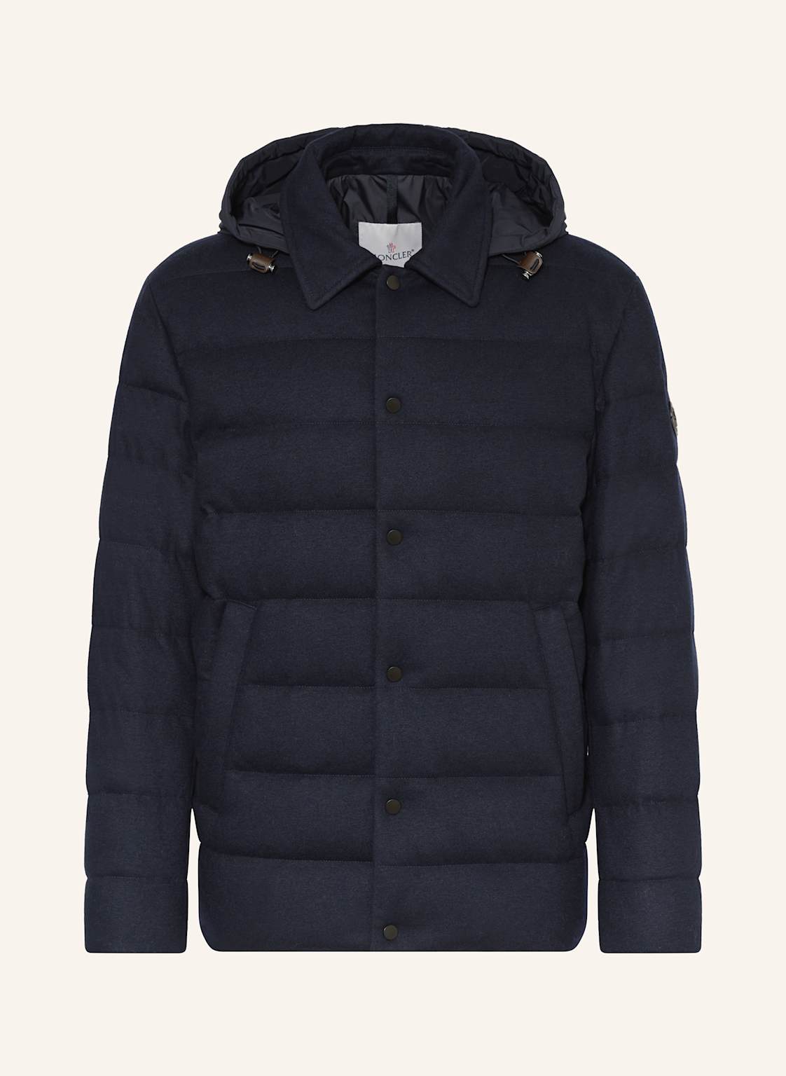 Moncler Daunenjacke Viote Mit Abnehmbarer Kapuze blau von MONCLER