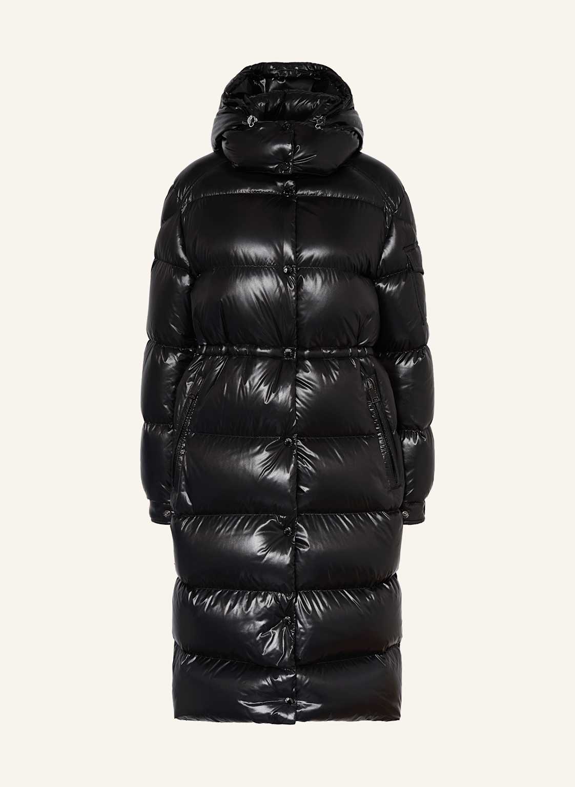 Moncler Daunenmantel Cavettaz Mit Abnehmbarer Kapuze schwarz von MONCLER