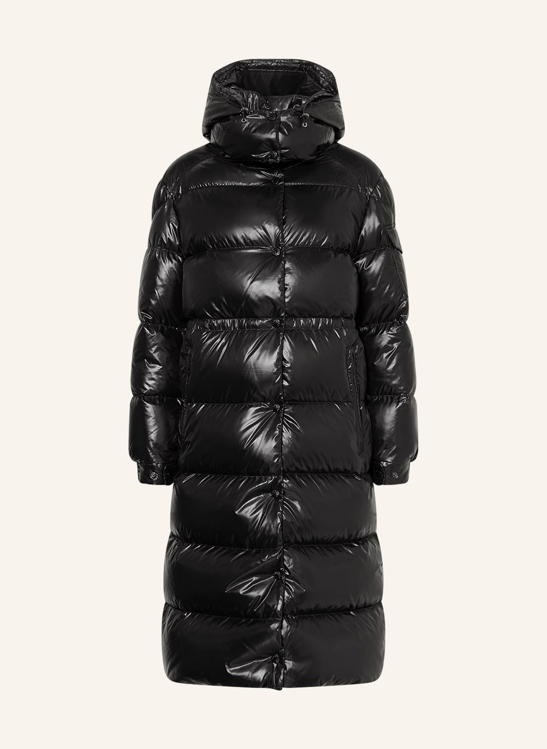 Moncler Daunenmantel Cavettaz Mit Abnehmbarer Kapuze schwarz von MONCLER