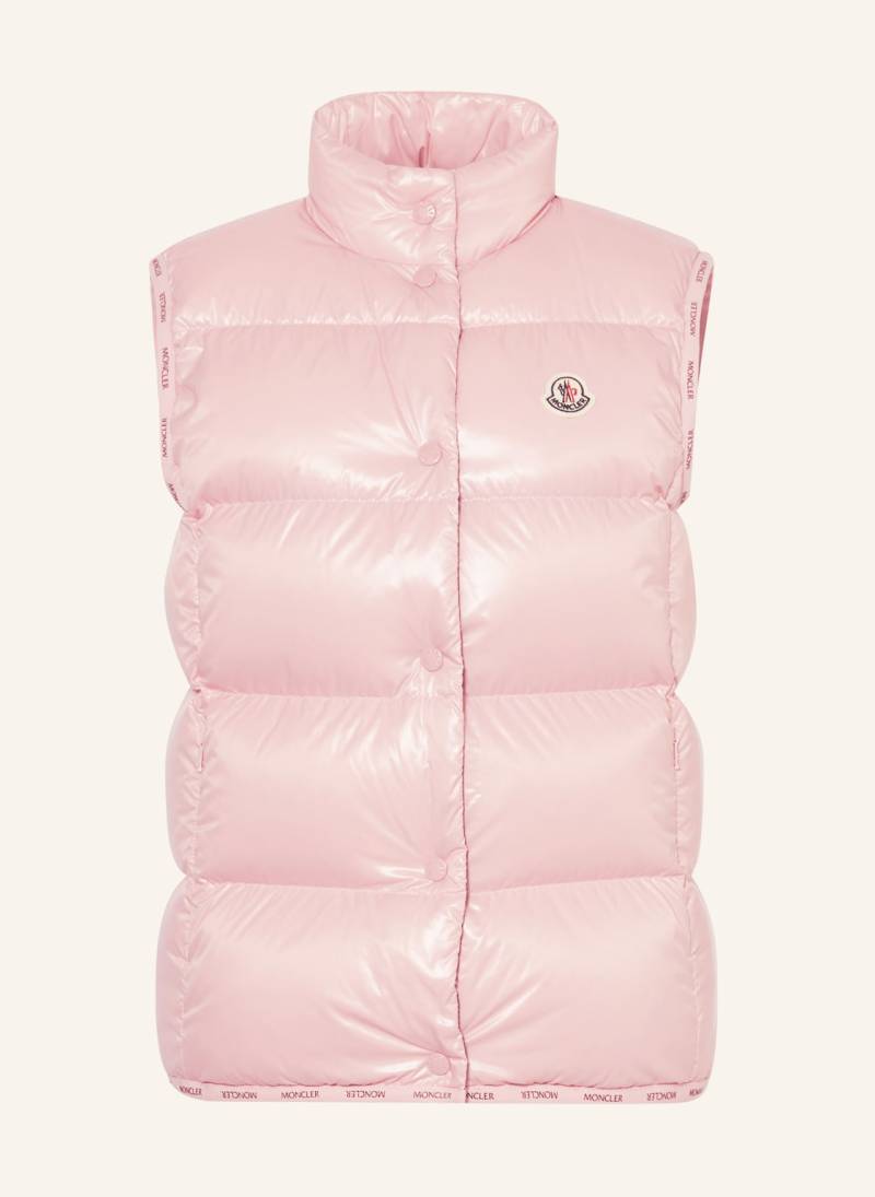 Moncler Daunenweste Badia rosa von MONCLER