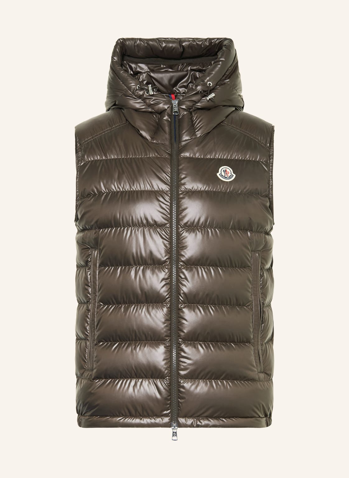 Moncler Daunenweste Barant braun von MONCLER