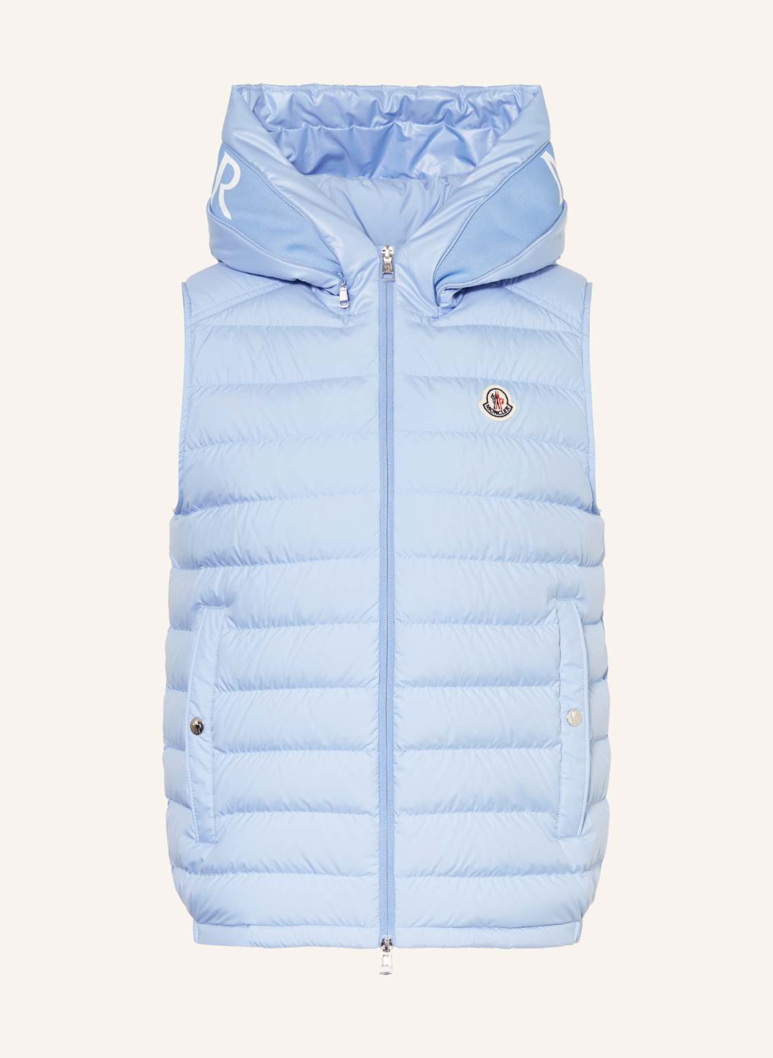 Moncler Daunenweste Bourget blau von MONCLER