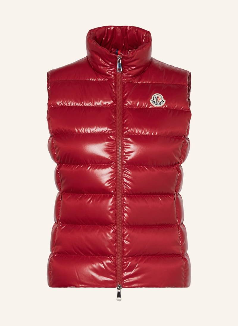 Moncler Daunenweste Ghany rot von MONCLER