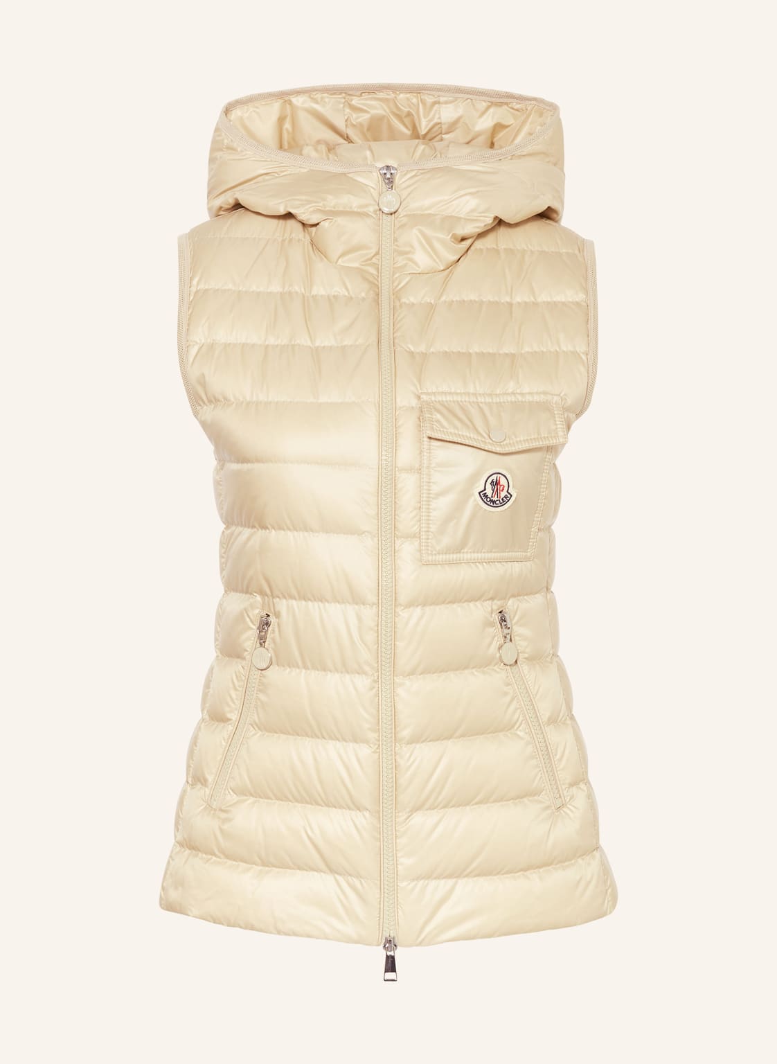 Moncler Daunenweste Glygos beige von MONCLER