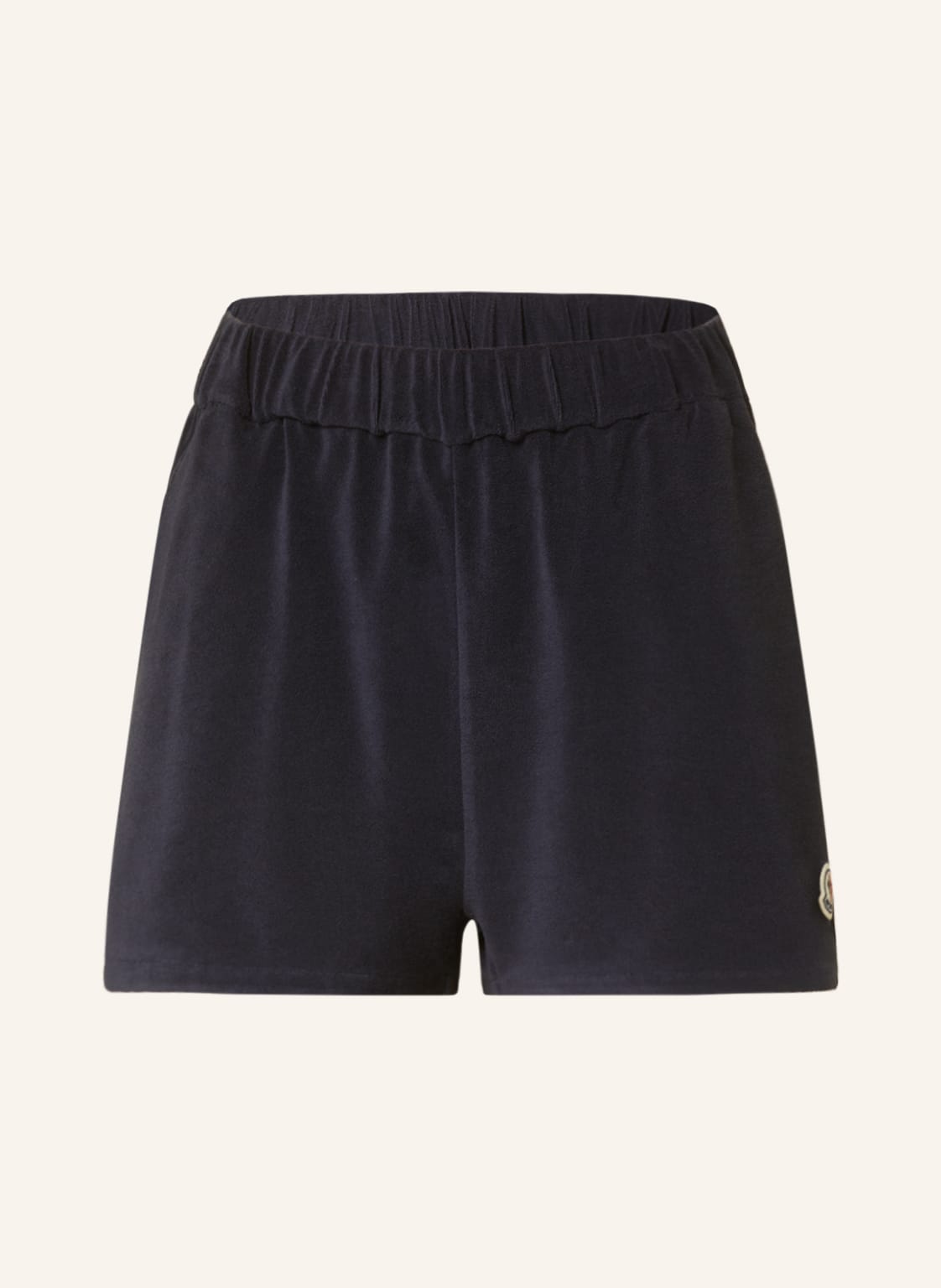 Moncler Frotteeshorts blau von MONCLER