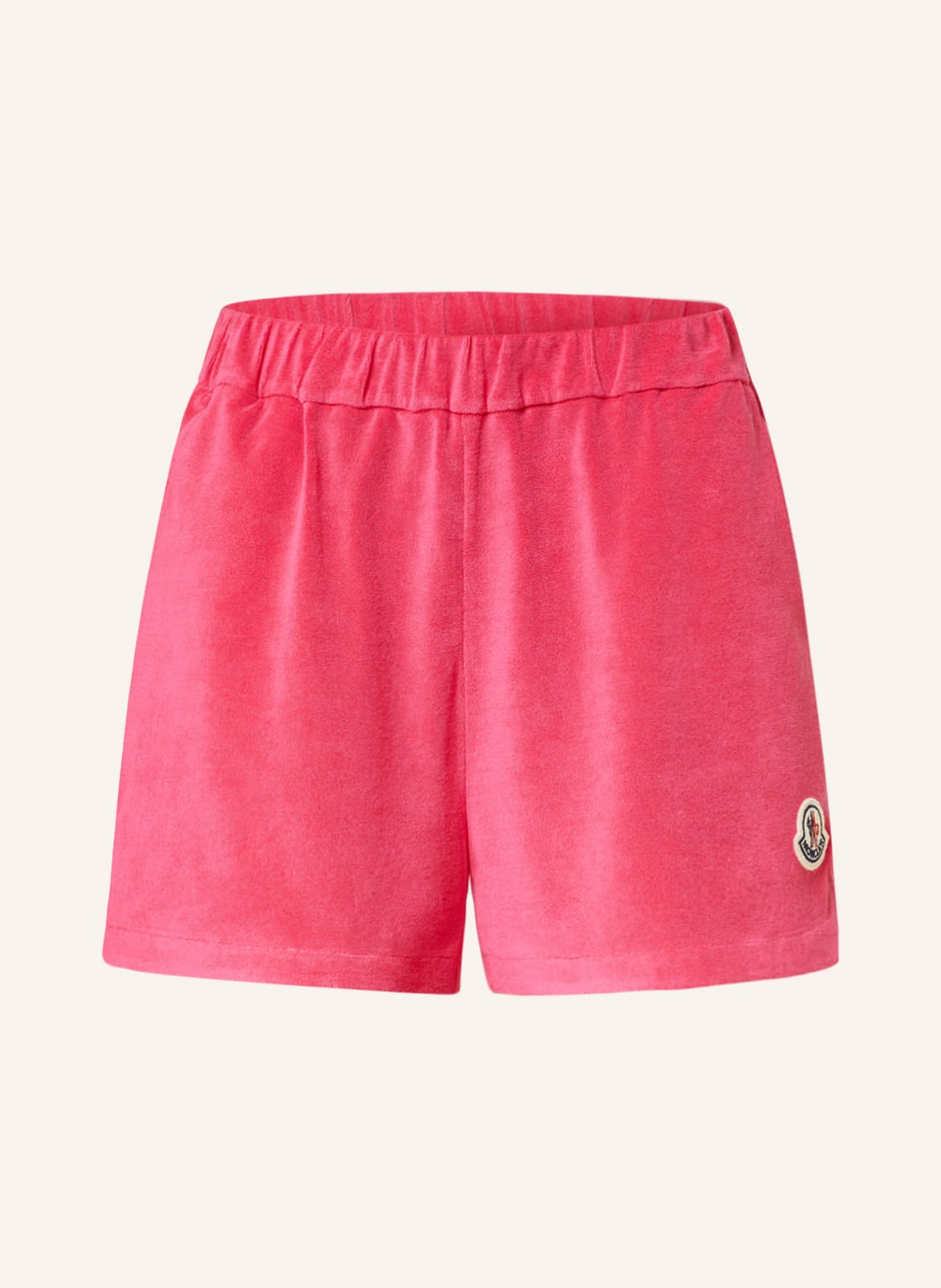 Moncler Frotteeshorts pink von MONCLER