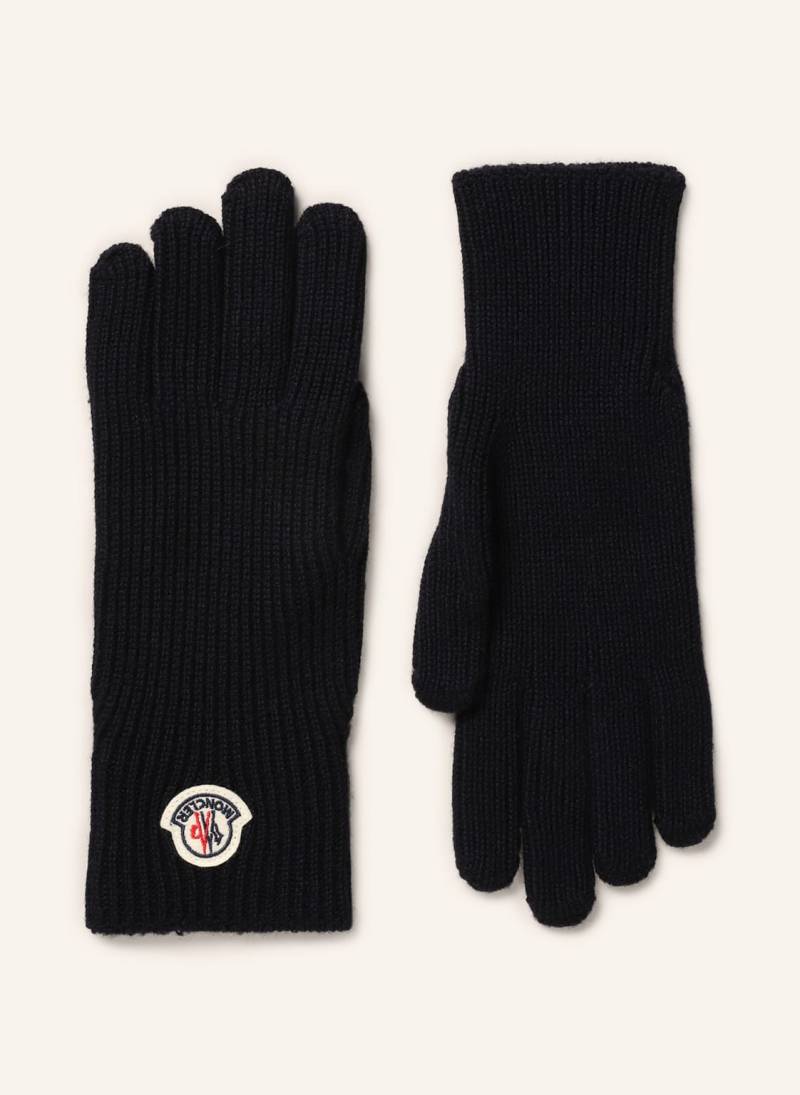 Moncler Handschuhe blau von MONCLER