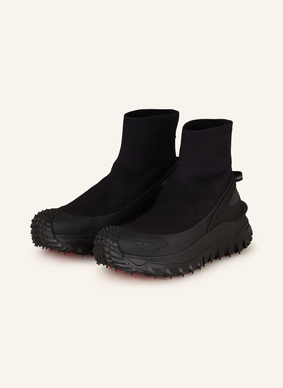 Moncler Hightop-Sneaker Trailgrip schwarz von MONCLER