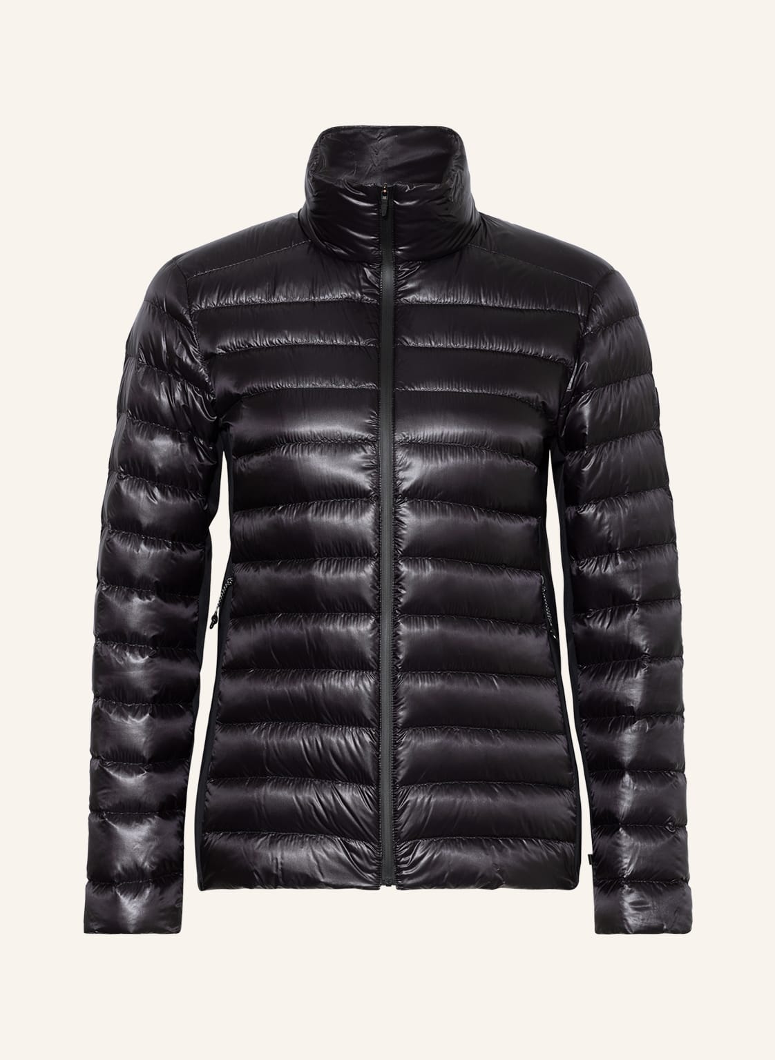 Moncler Lightweight-Daunenjacke Nadir Im Materialmix schwarz von MONCLER