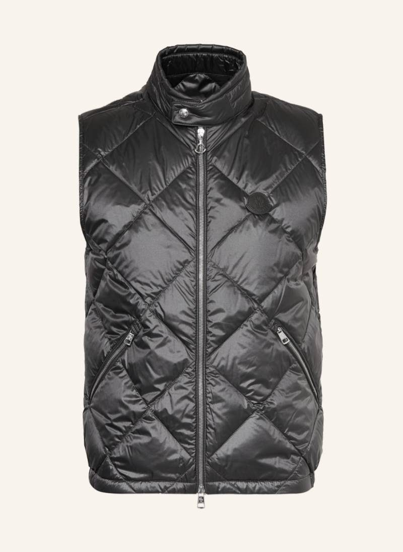 Moncler Lightweight-Daunenweste Neste grau von MONCLER