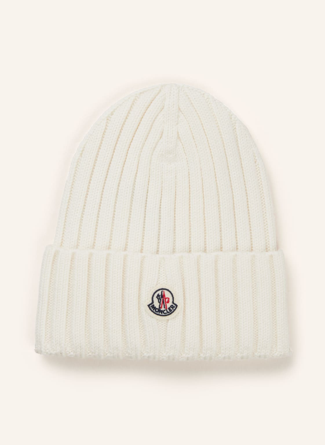 Moncler Mütze weiss von MONCLER