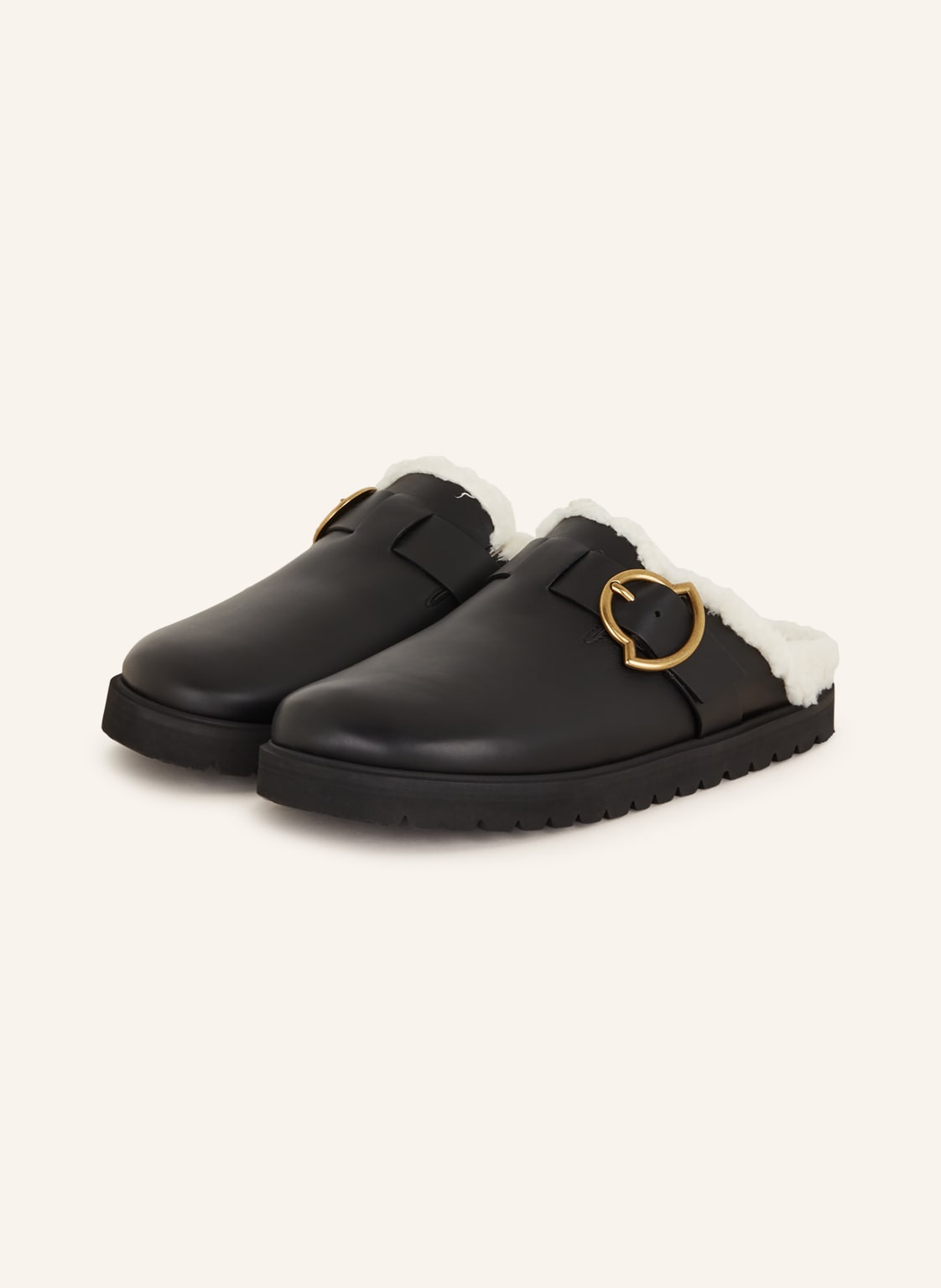 Moncler Mules Bell schwarz von MONCLER