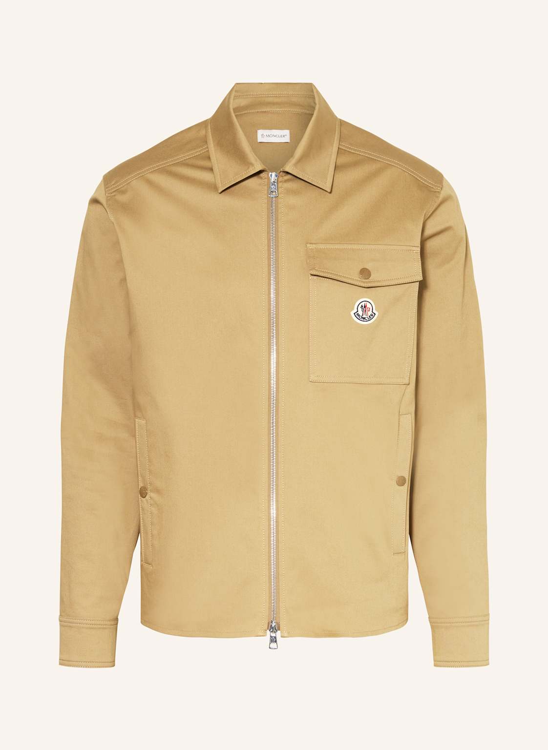 Moncler Overjacket Camicia beige von MONCLER