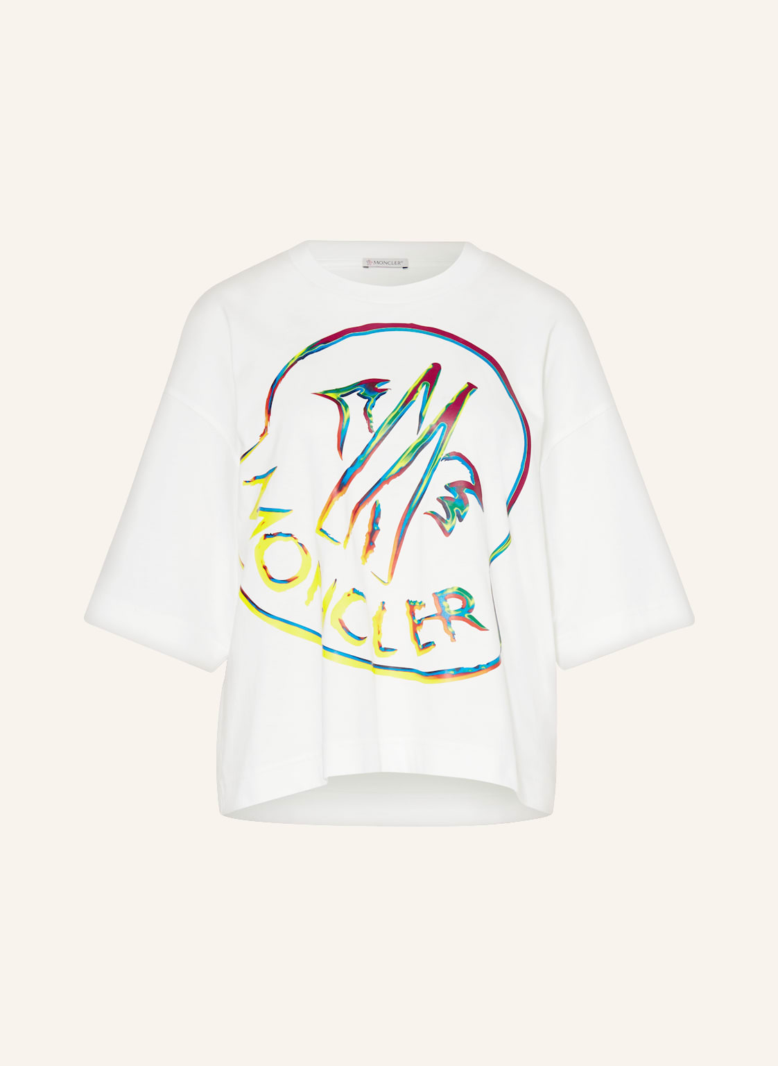 Moncler Oversized-Shirt weiss von MONCLER