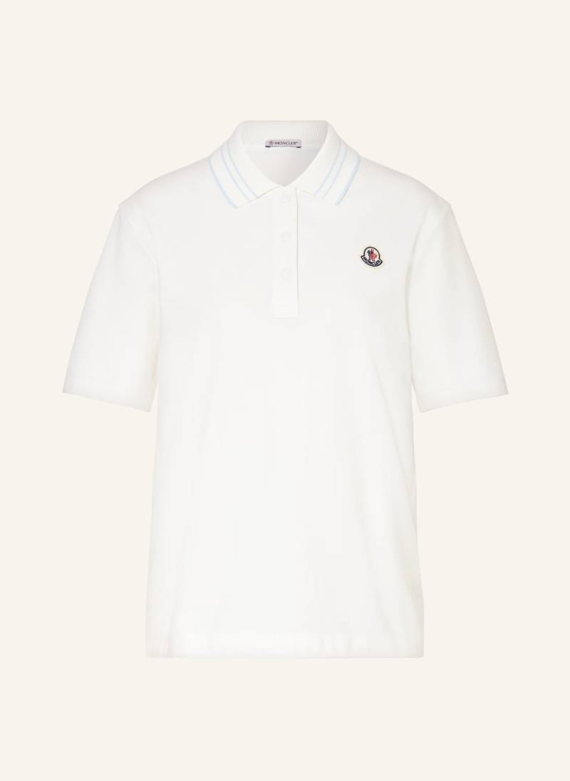 Moncler Piqué-Poloshirt weiss von MONCLER