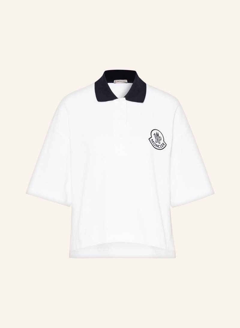 Moncler Piqué-Poloshirt weiss von MONCLER