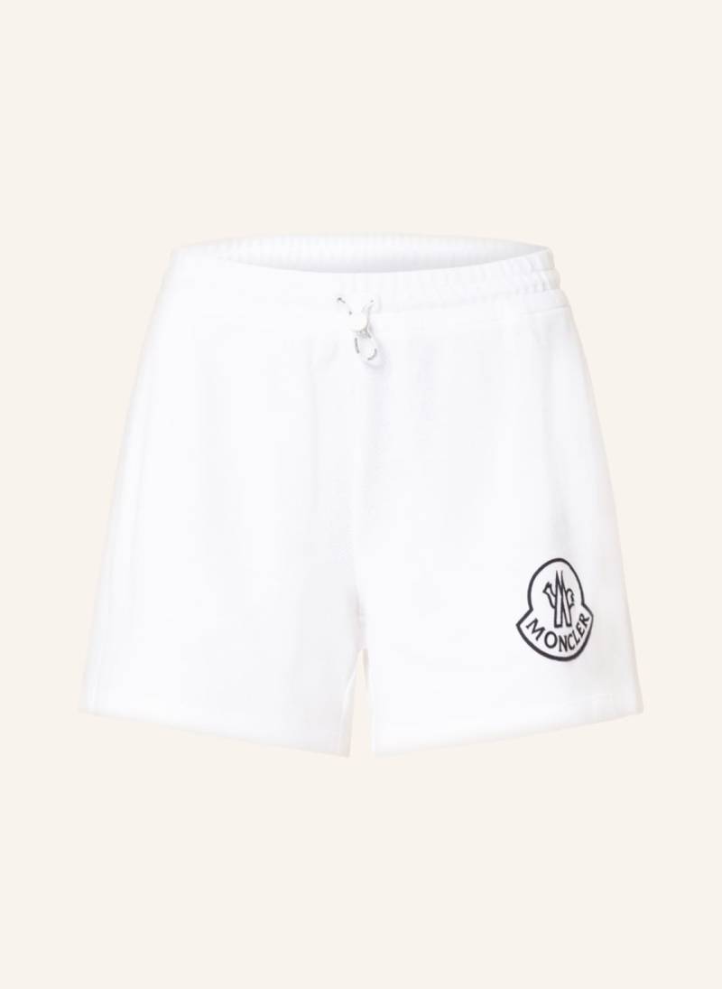 Moncler Piqué-Shorts weiss von MONCLER