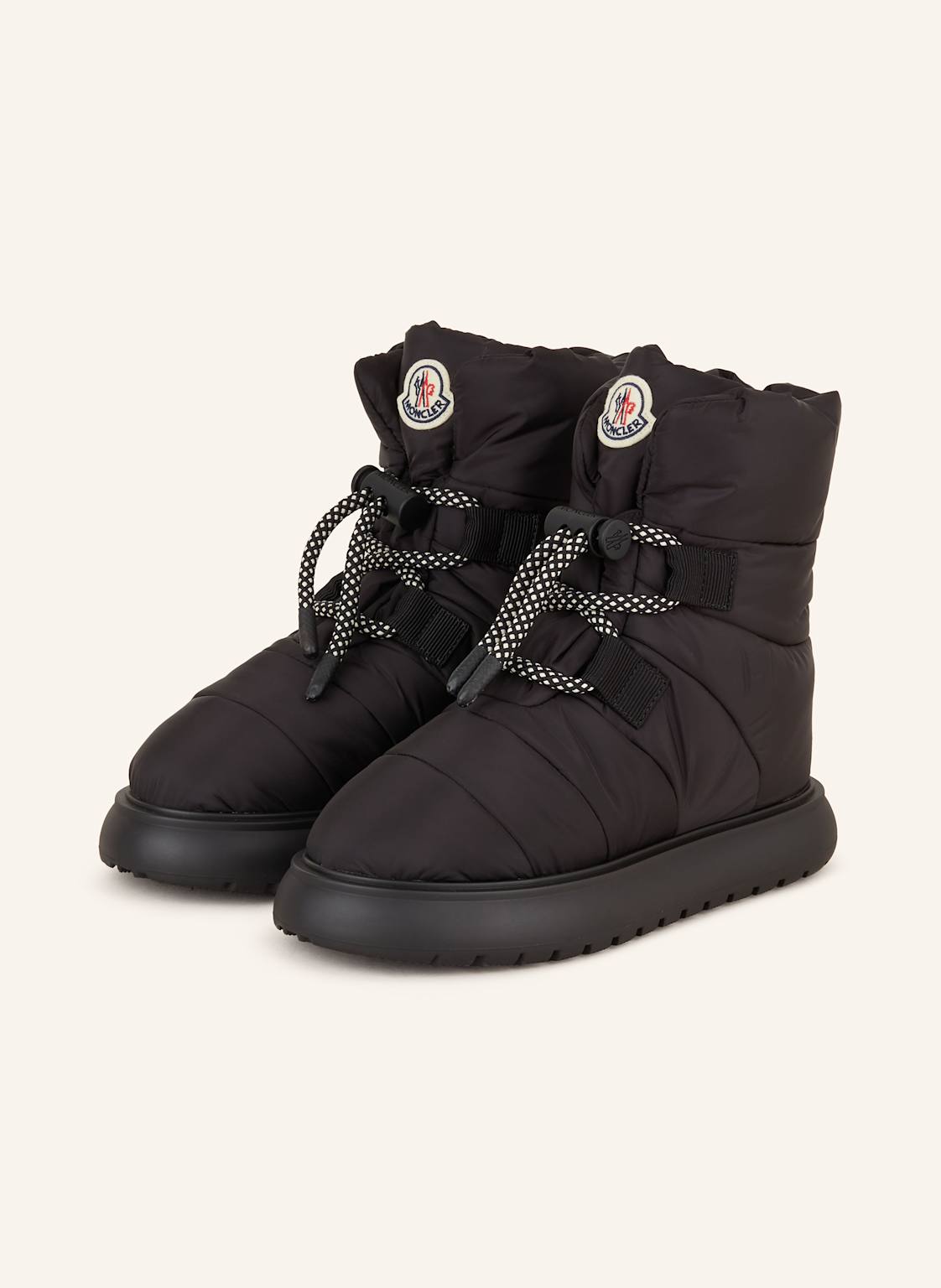 Moncler Plateau-Boots Gaia schwarz von MONCLER