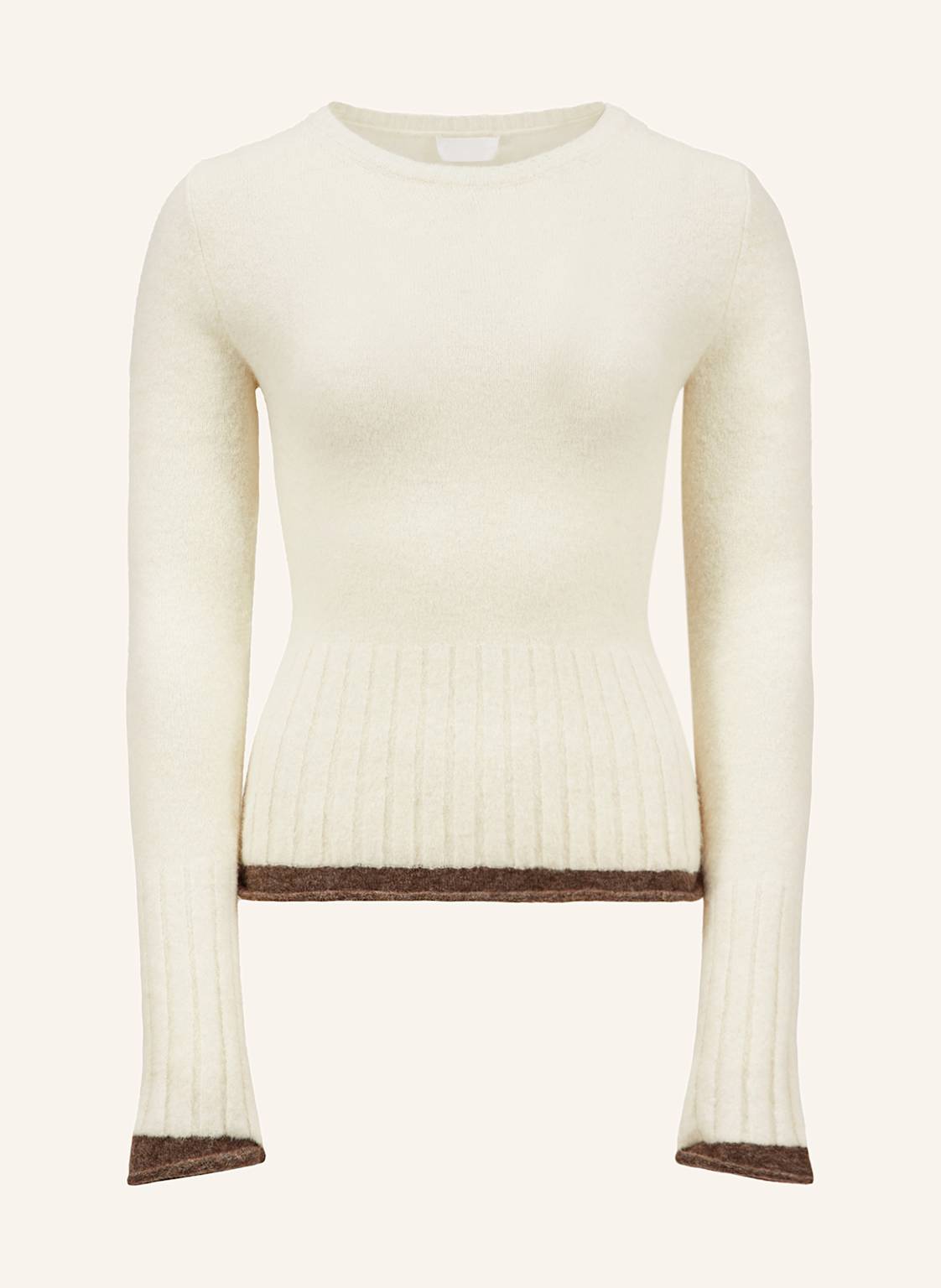 Moncler Pullover Mit Alpaka weiss von MONCLER