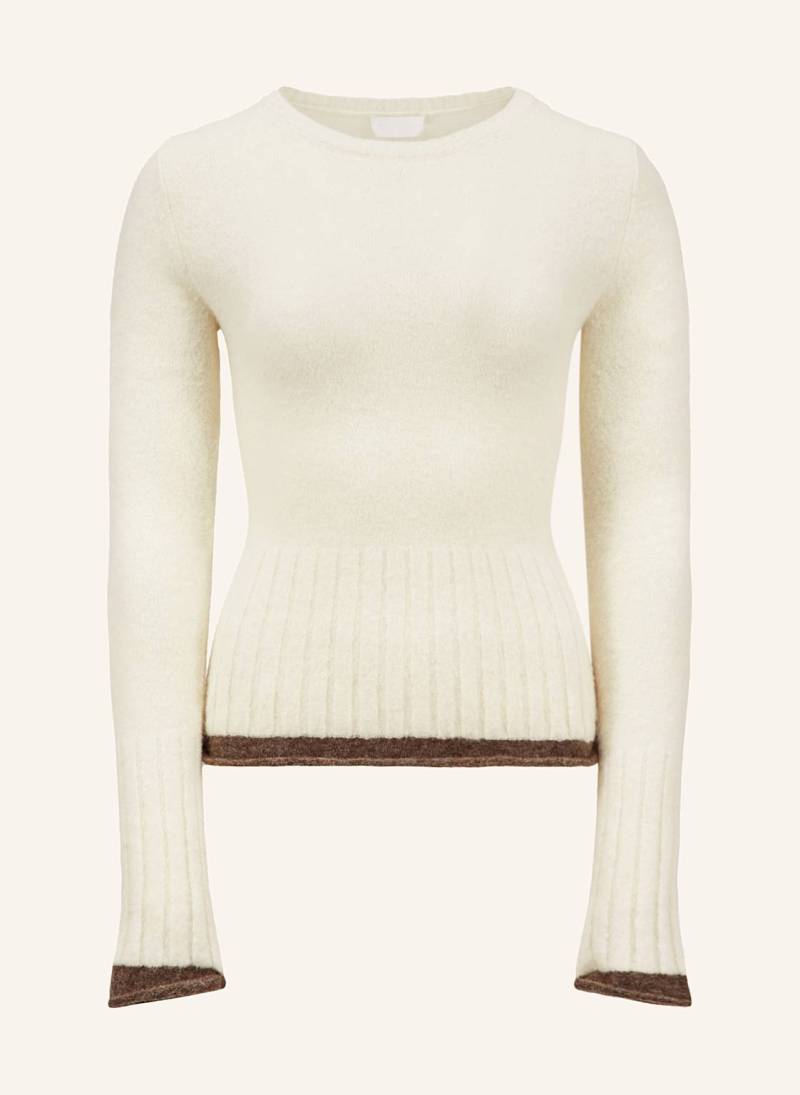 Moncler Pullover Mit Alpaka weiss von MONCLER