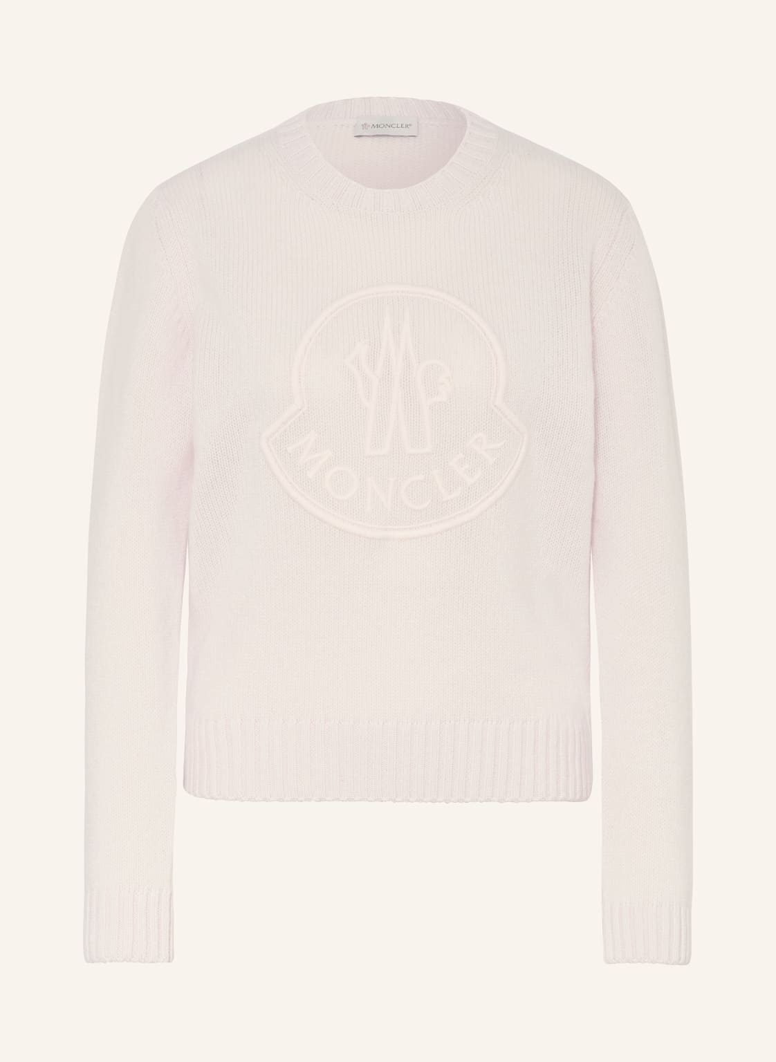 Moncler Pullover Mit Cashmere rosa von MONCLER