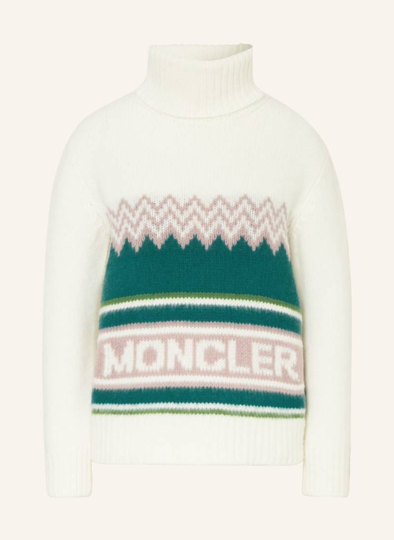 Moncler Rollkragenpullover weiss von MONCLER