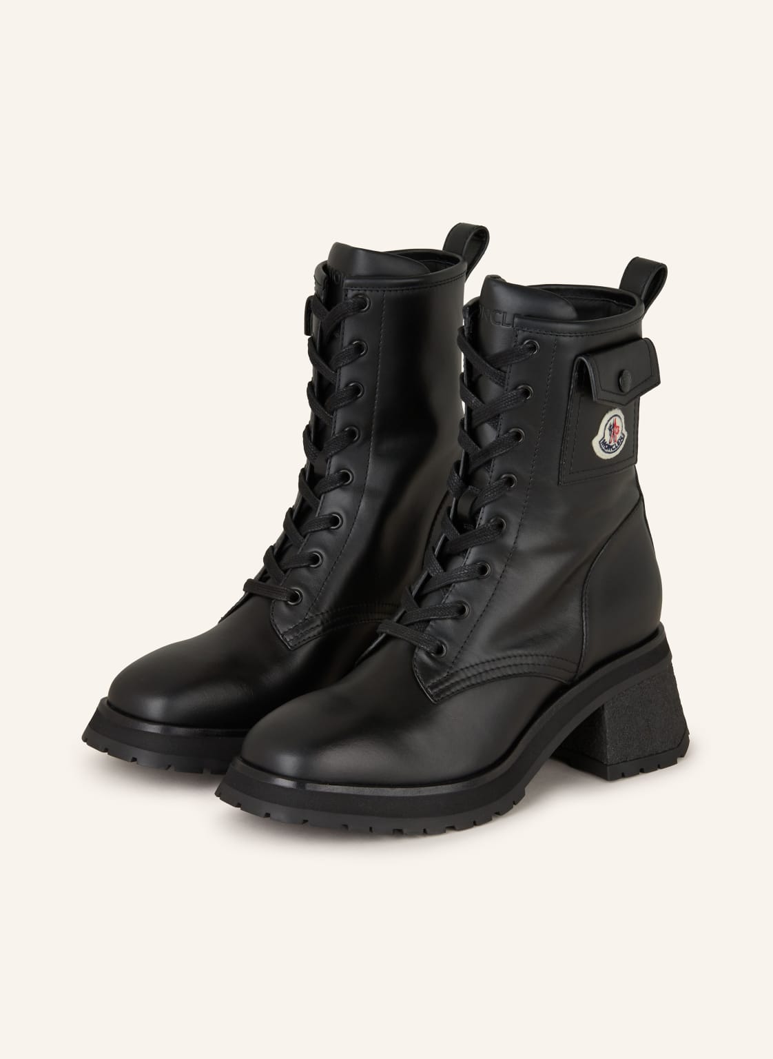 Moncler Schnürboots Gigi schwarz von MONCLER