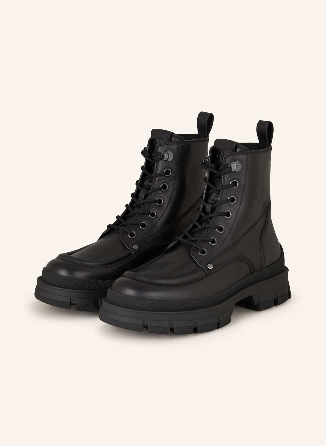 Moncler Schnürboots Heava schwarz von MONCLER